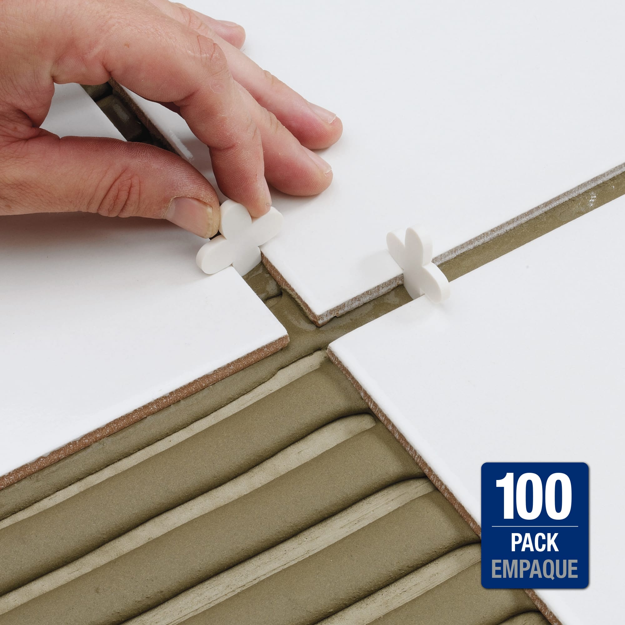 3/8" Flexible Tile Spacers - Traditional Install (100 pack) - 2