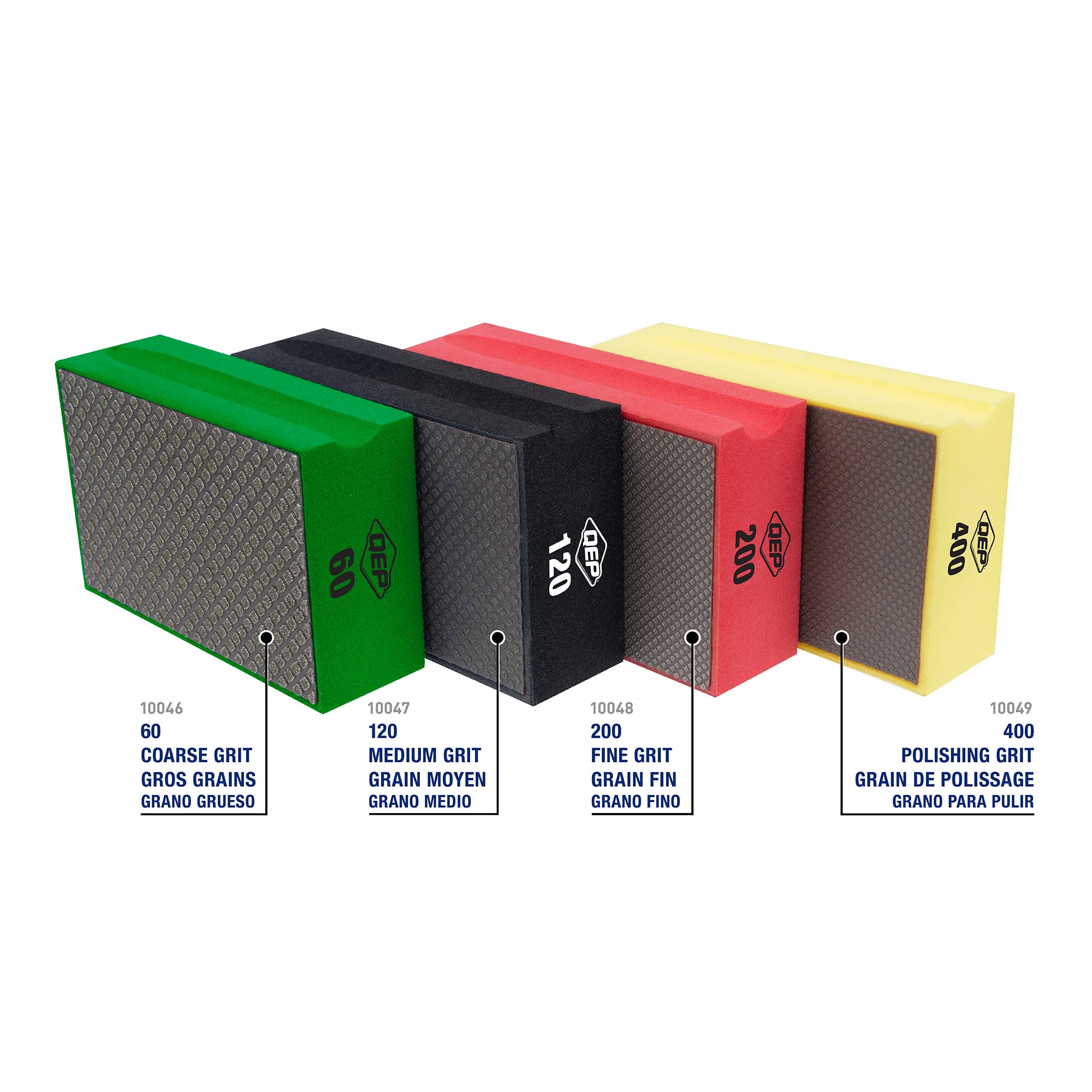 60-Grit Coarse Diamond Sanding Block - 5