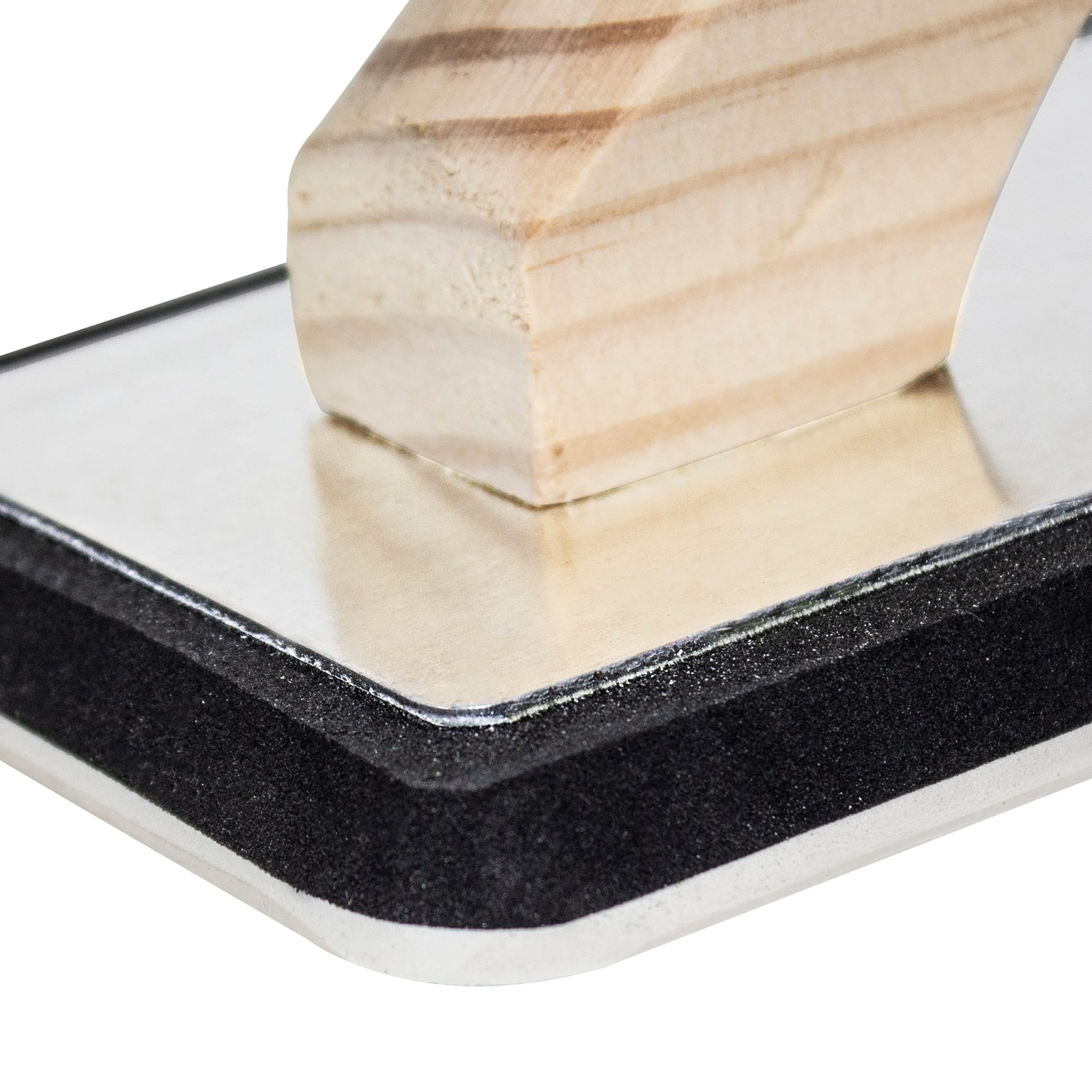 4" x 10.5" XL Non-Stick Gum Rubber Grout Float with Wood Handle - 6