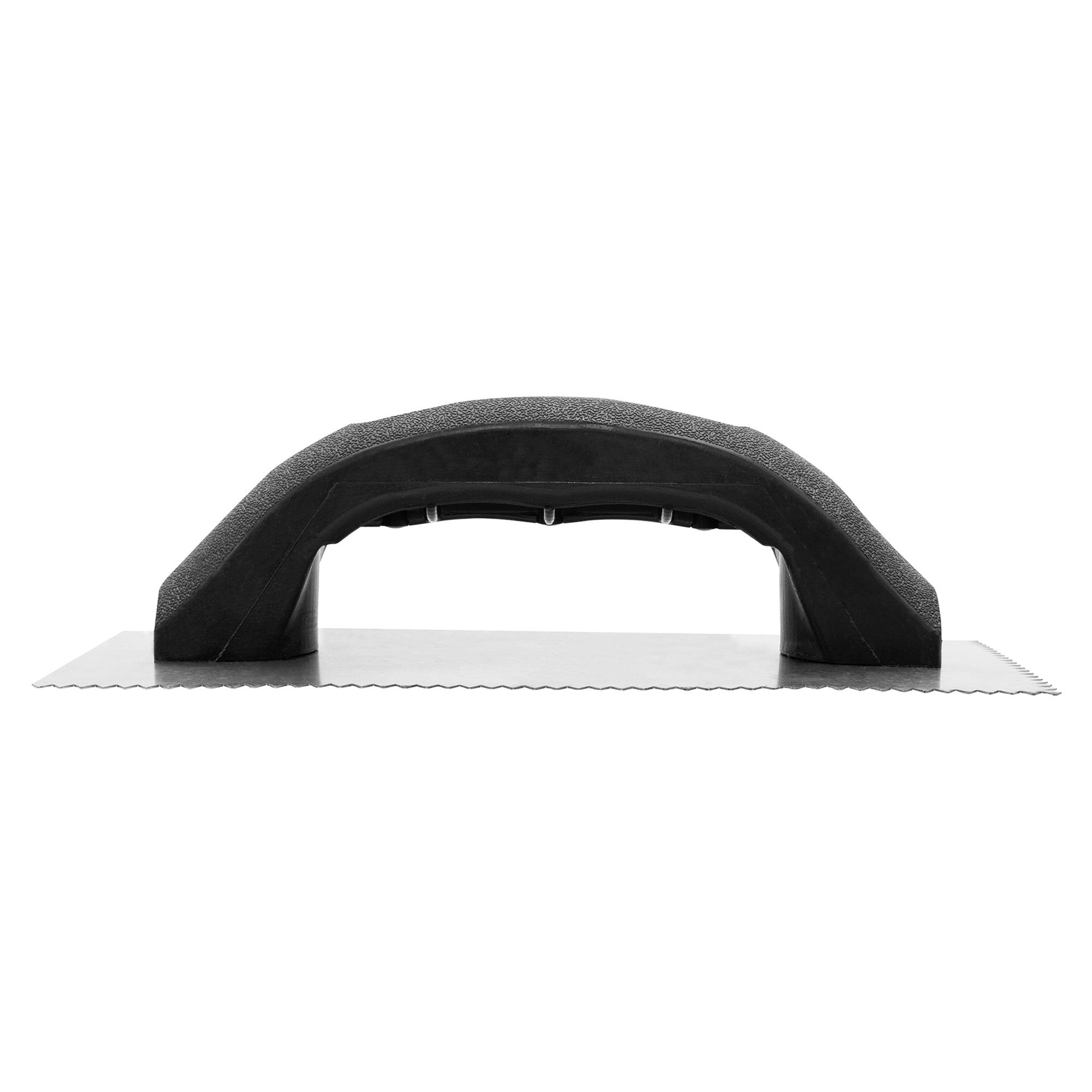 3/16" x 5/32" V-Notch Steel Economy Trowel w/ D-Handle - 4