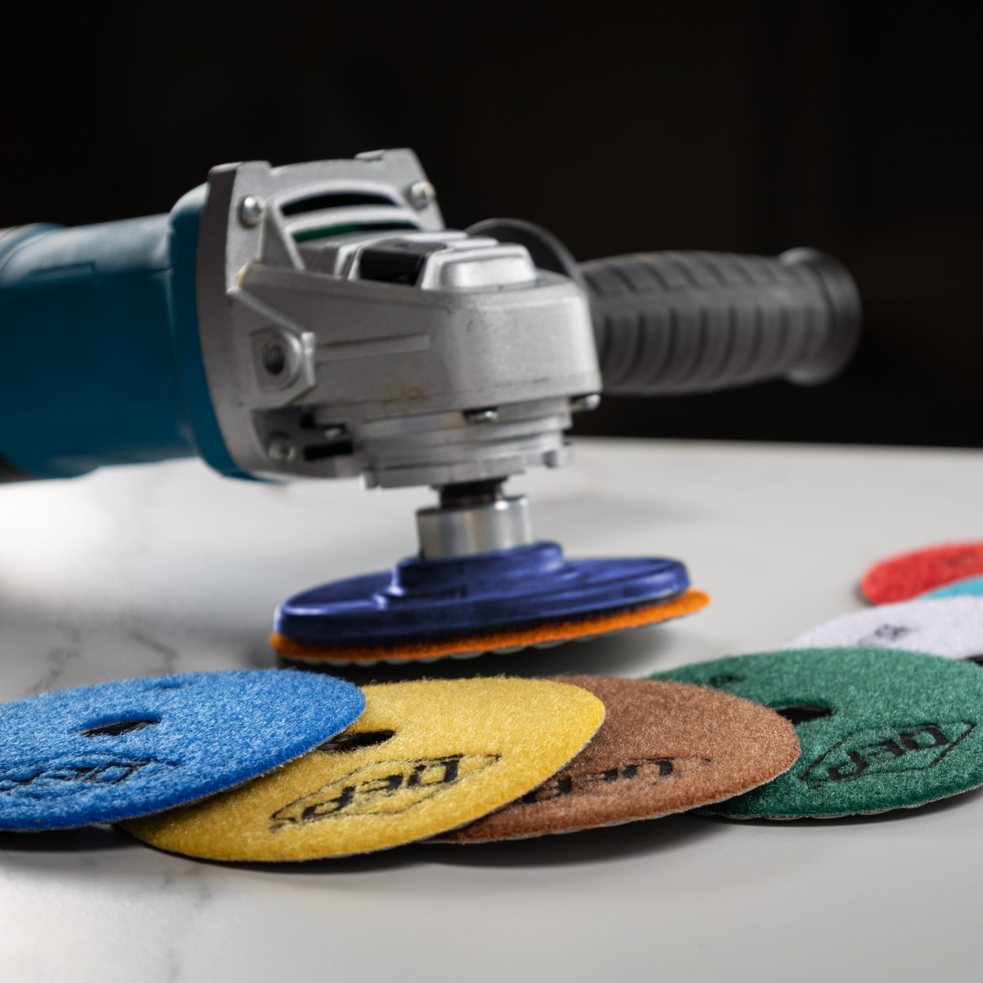Xtreme 4" Dry Polishing Pad for Grinders - 1%2C500 Grit - 7