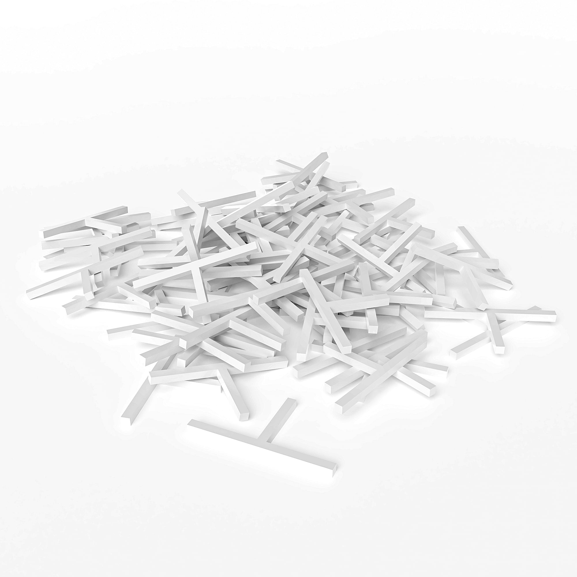 1/16" T Tile Spacers (300 pack) - 4