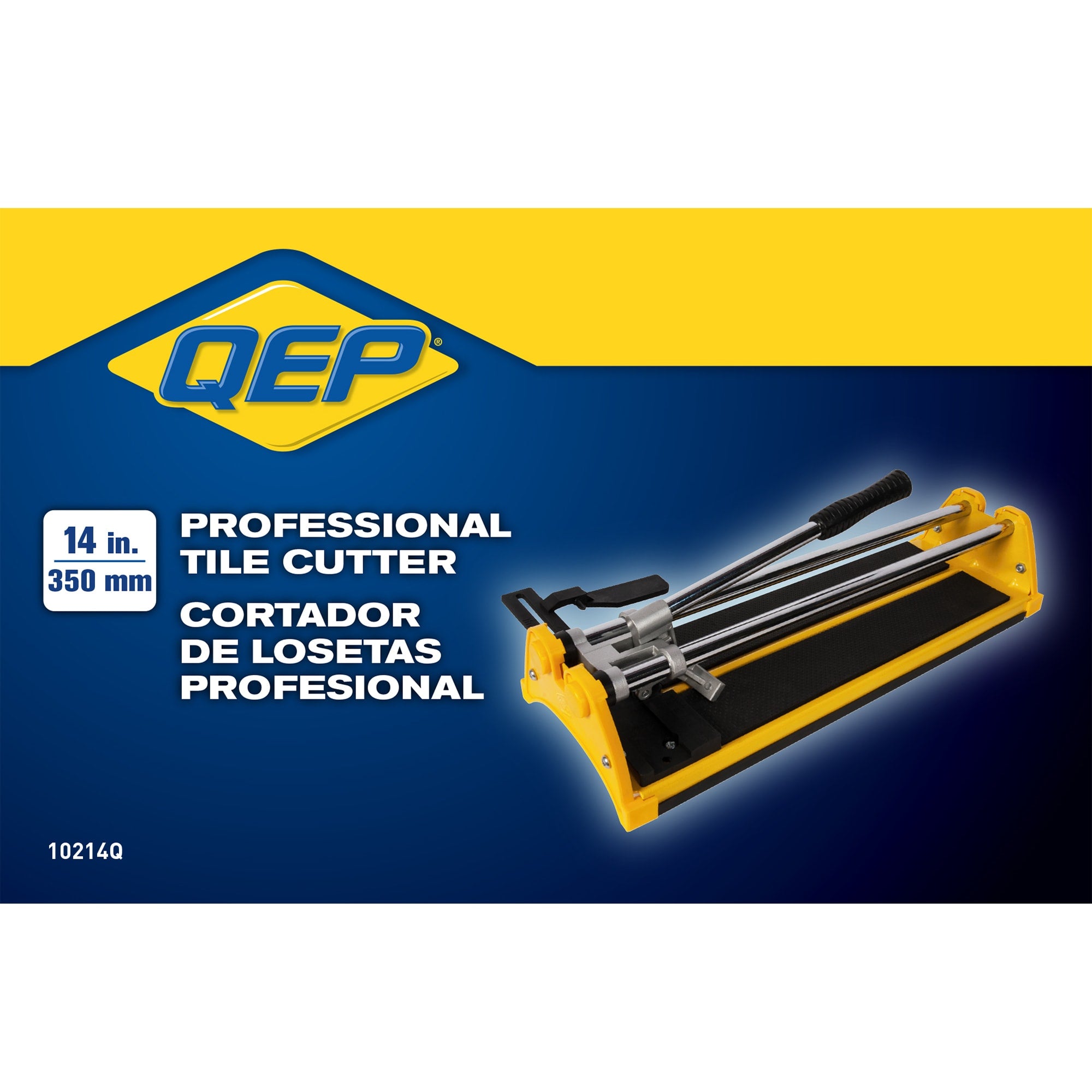14" Pro Ceramic and Porcelain Tile Cutter with 1/2" Cutting Wheel - 7