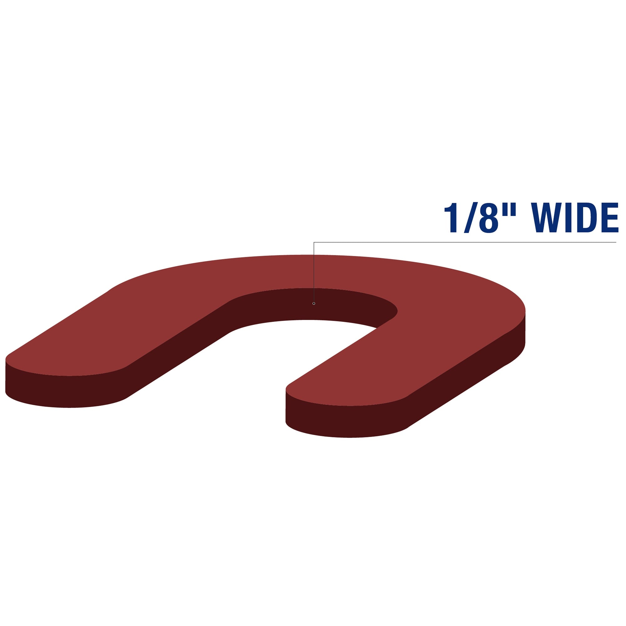 1/8" Horseshoe Shim Tile Spacers (150 pack) - 3