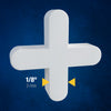 1/8" Flexible Tile Spacers - Traditional Install (500 pack) - 3