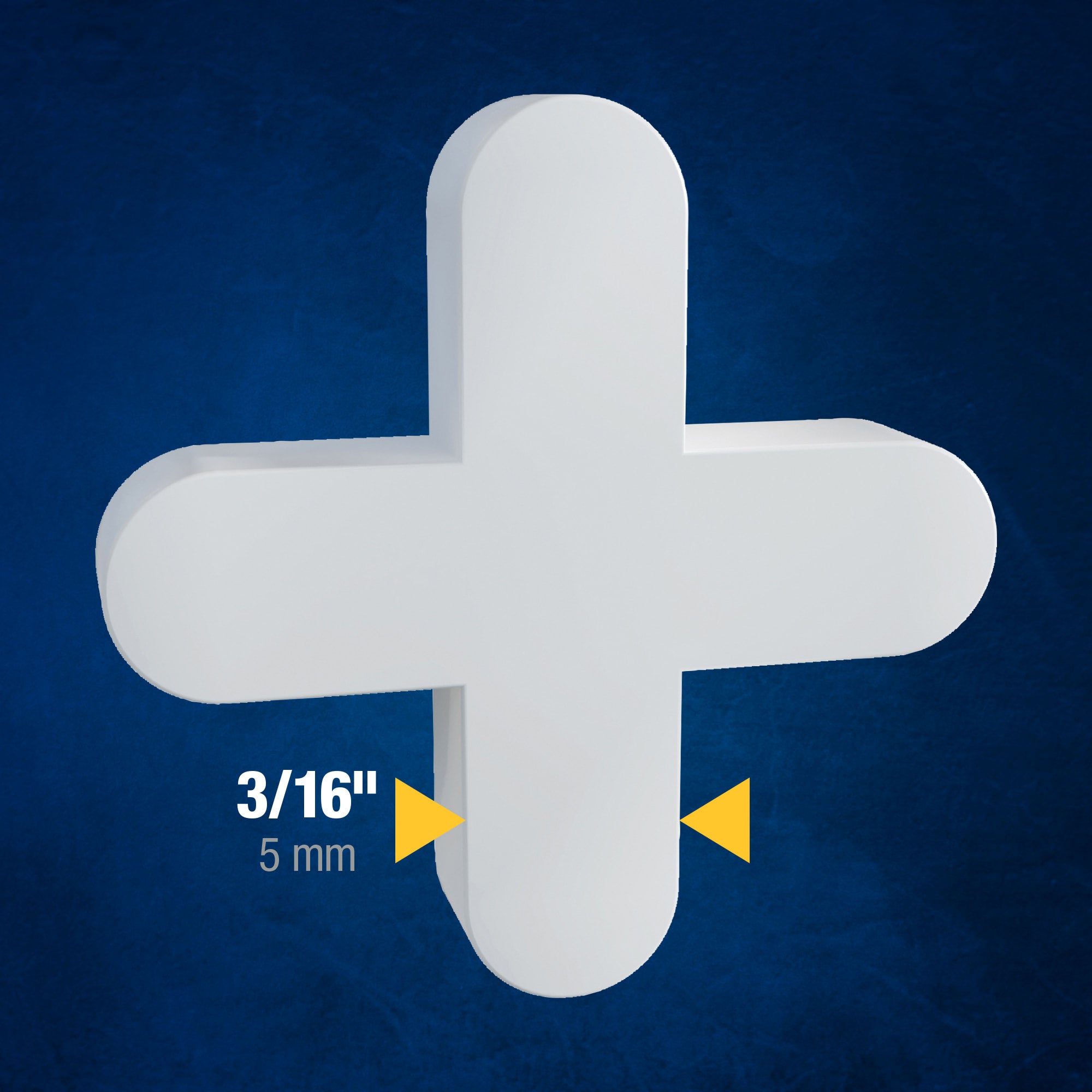 3/16" Flexible Tile Spacers - Traditional Install (300 pack) - 3