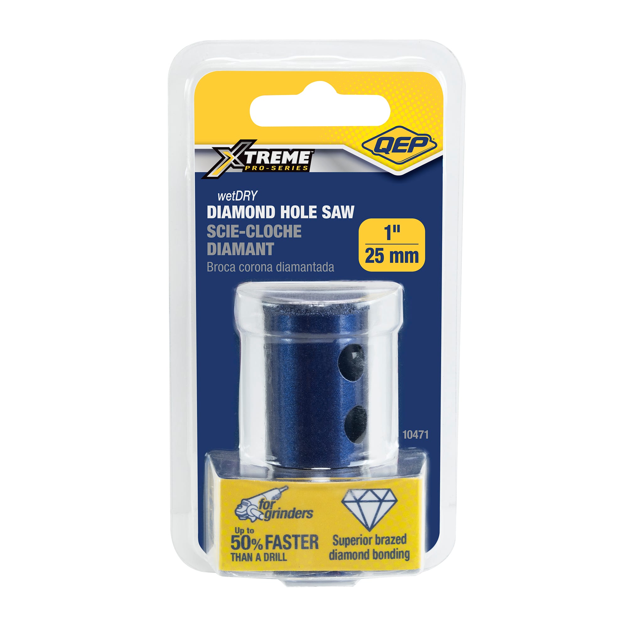 Xtreme 1" Pro Diamond Hole Saw for Grinders - 8