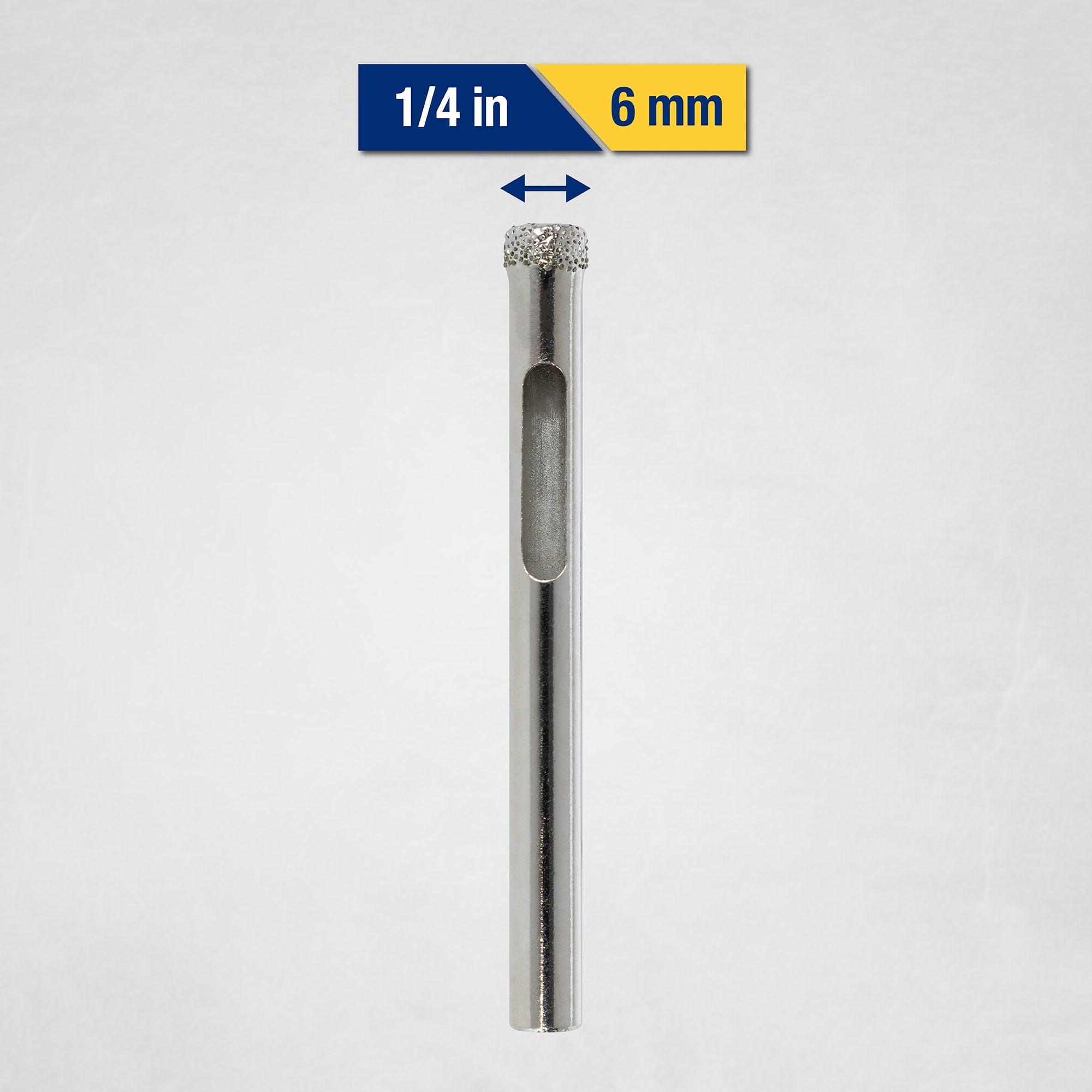 1/4" (6 mm) Diamond Hole Saw with Water Delivery System - 6