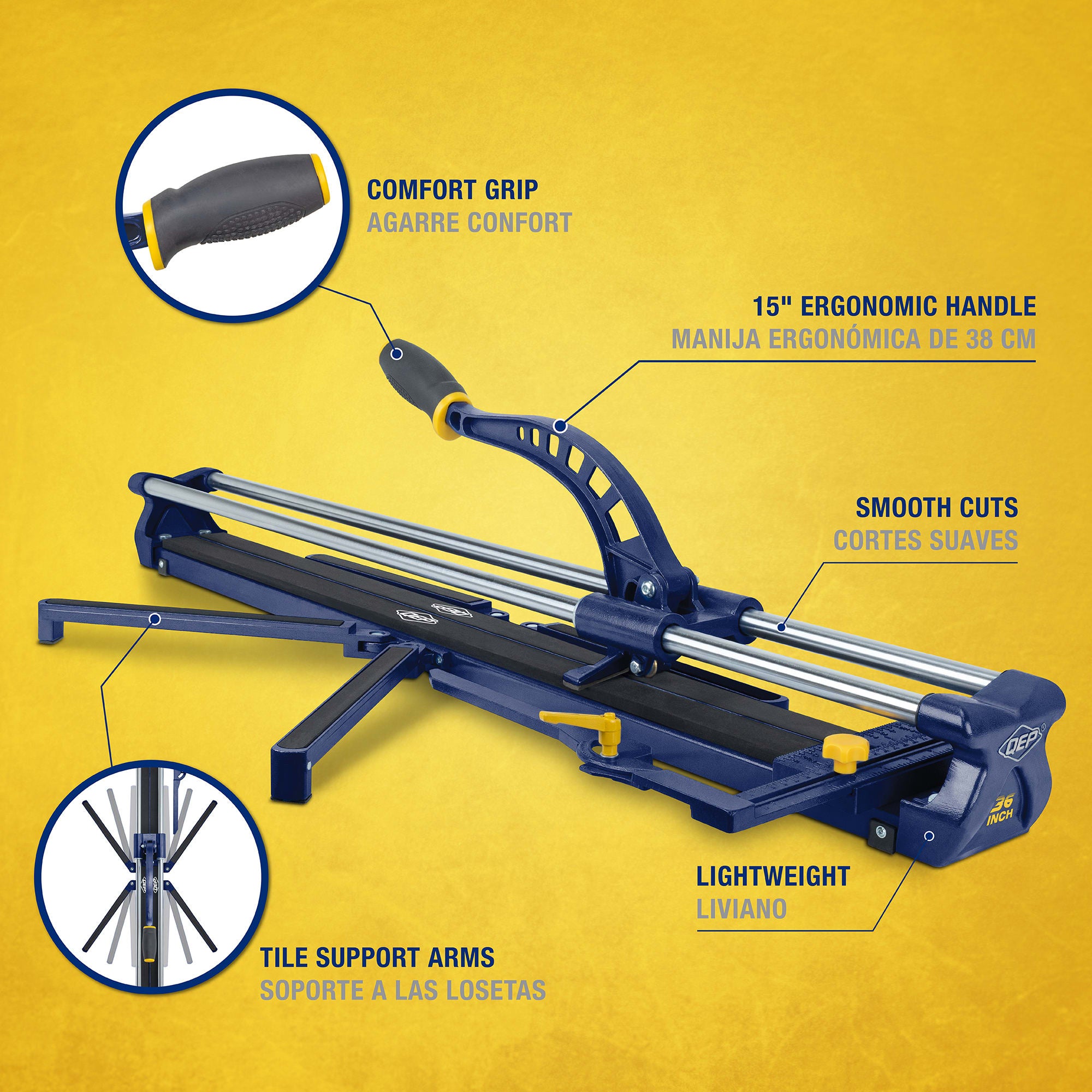 36" Slimline Professional Tile Cutter - 2