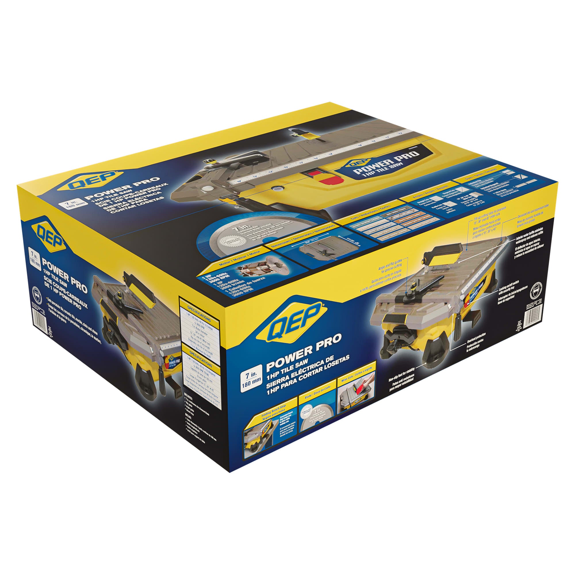 7" Power Pro Tile Wet Saw - 6