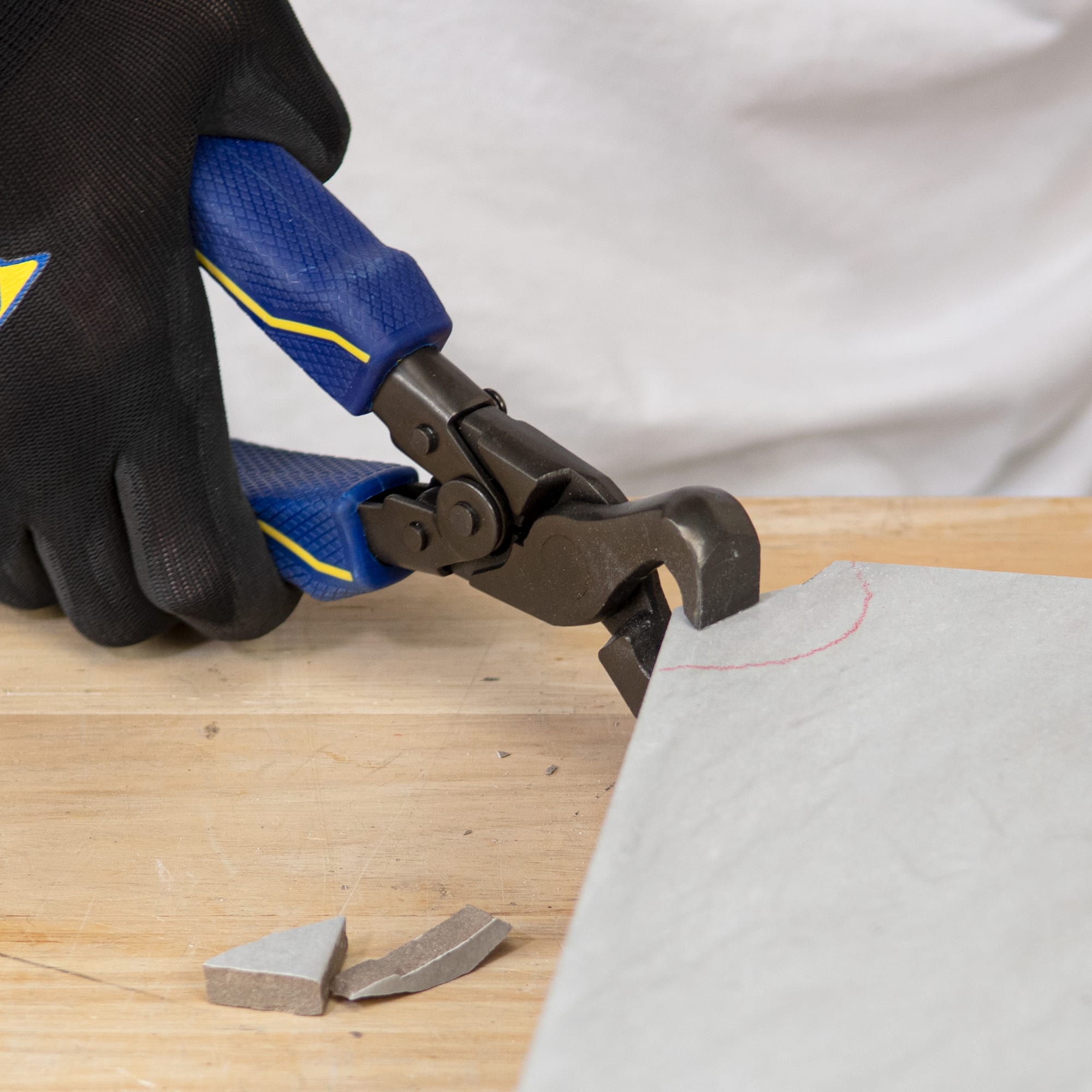 Compound Tile Nipper for Irregular Tile Shapes up to 1/4" Thick - 2