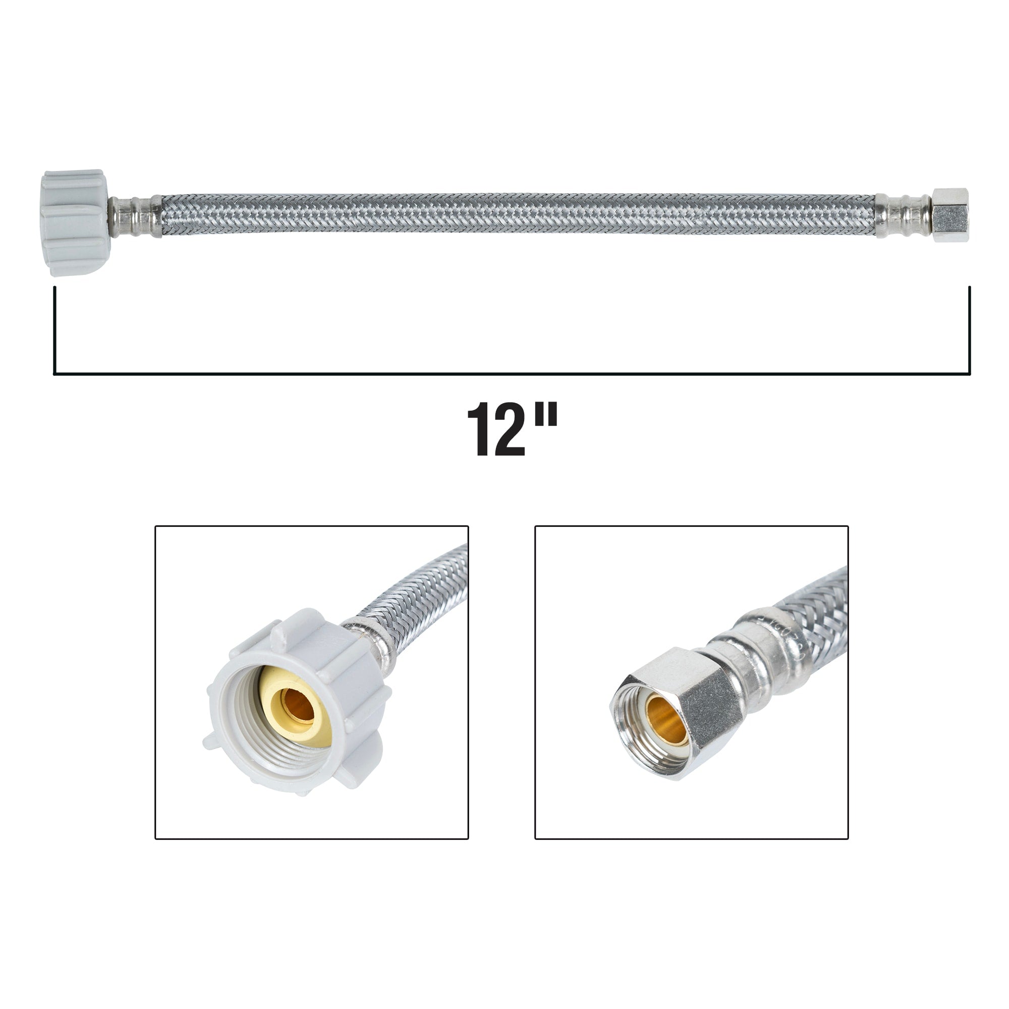 Toilet Installation Kit with 12" Connector - 4