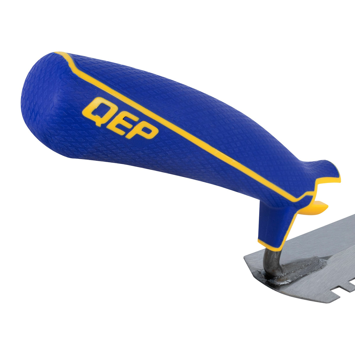 1/4" x 1/4" x 1/4" Square Notch Margin Trowel with Bucket Hook - 7