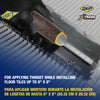 1/4" x 1/4" x 1/4" Square Notch Stainless Xtreme Trowel w/ Cork Handle - 3