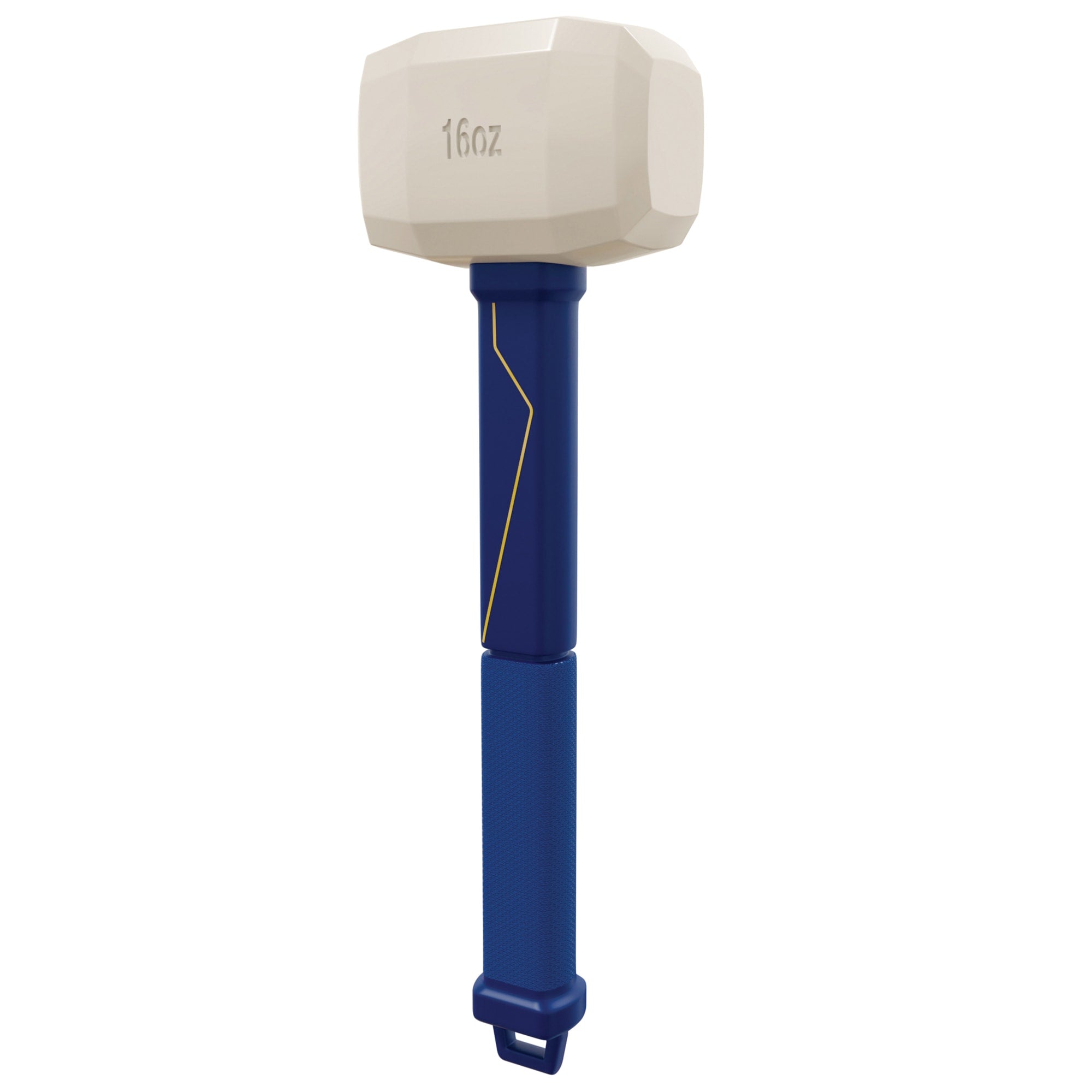 16 oz. Pro Rubber Floor Mallet with 11.5" Plastic Handle - 6