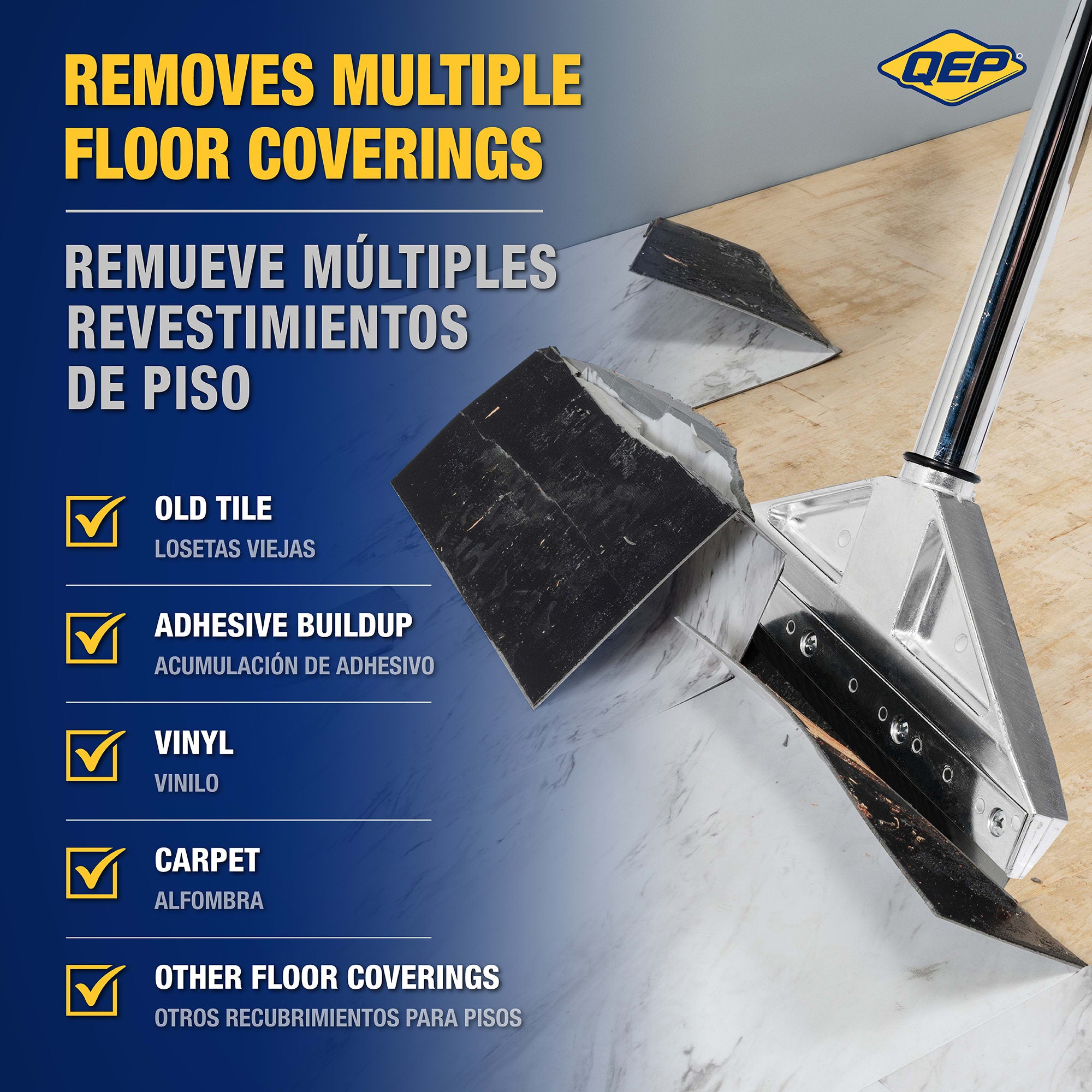 8" Wide Adjustable Razor Floor Scraper and Stripper - 3