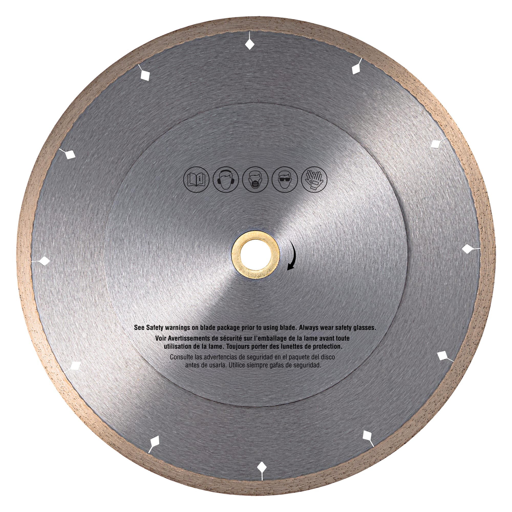 10" Black Widow Premium%2C Thin Rim Diamond Saw Blade%2C for Wet Cutting - 5