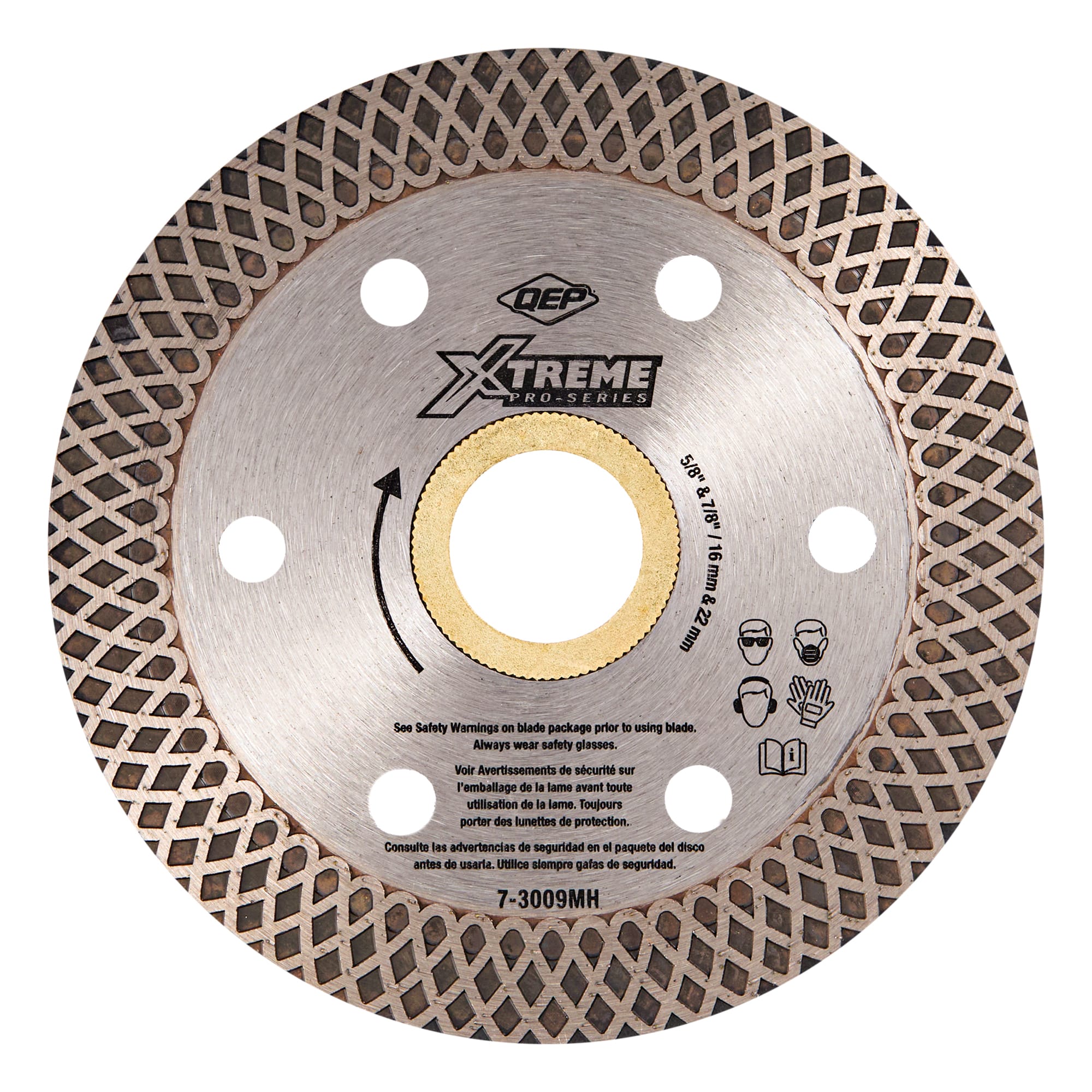 Xtreme Pro Series 3-1/4" Mesh Diamond Blade for Wet/Dry Cuts - 5