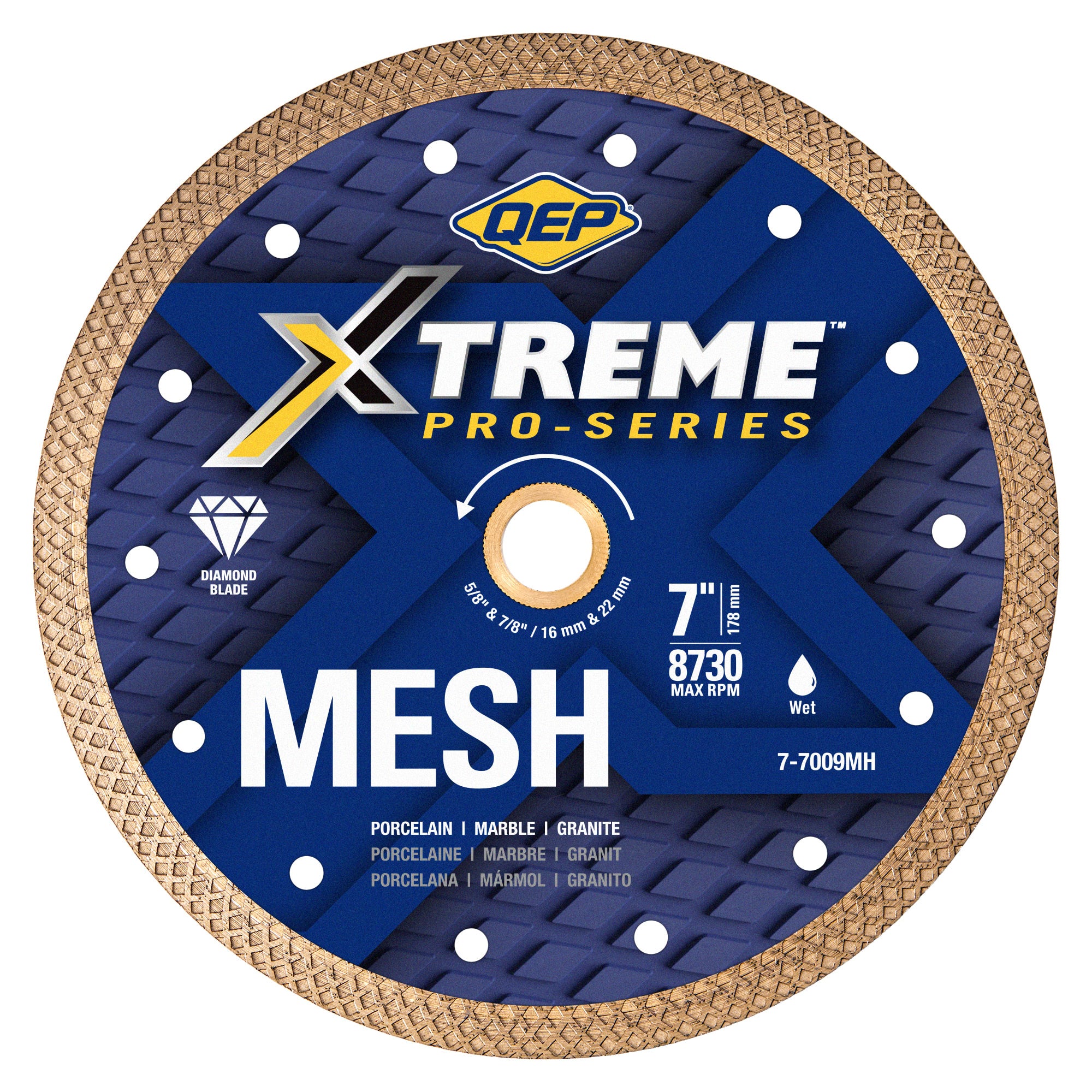 Xtreme Pro Series 7" Mesh Diamond Blade for Wet Cuts - 1