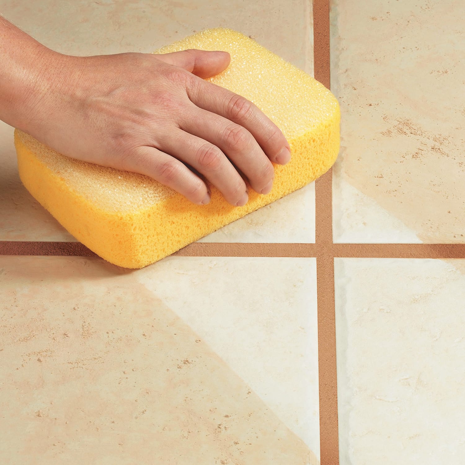 Scrubbing Sponge for Grouting & Cleaning - 7.5" x 5.25" - 4