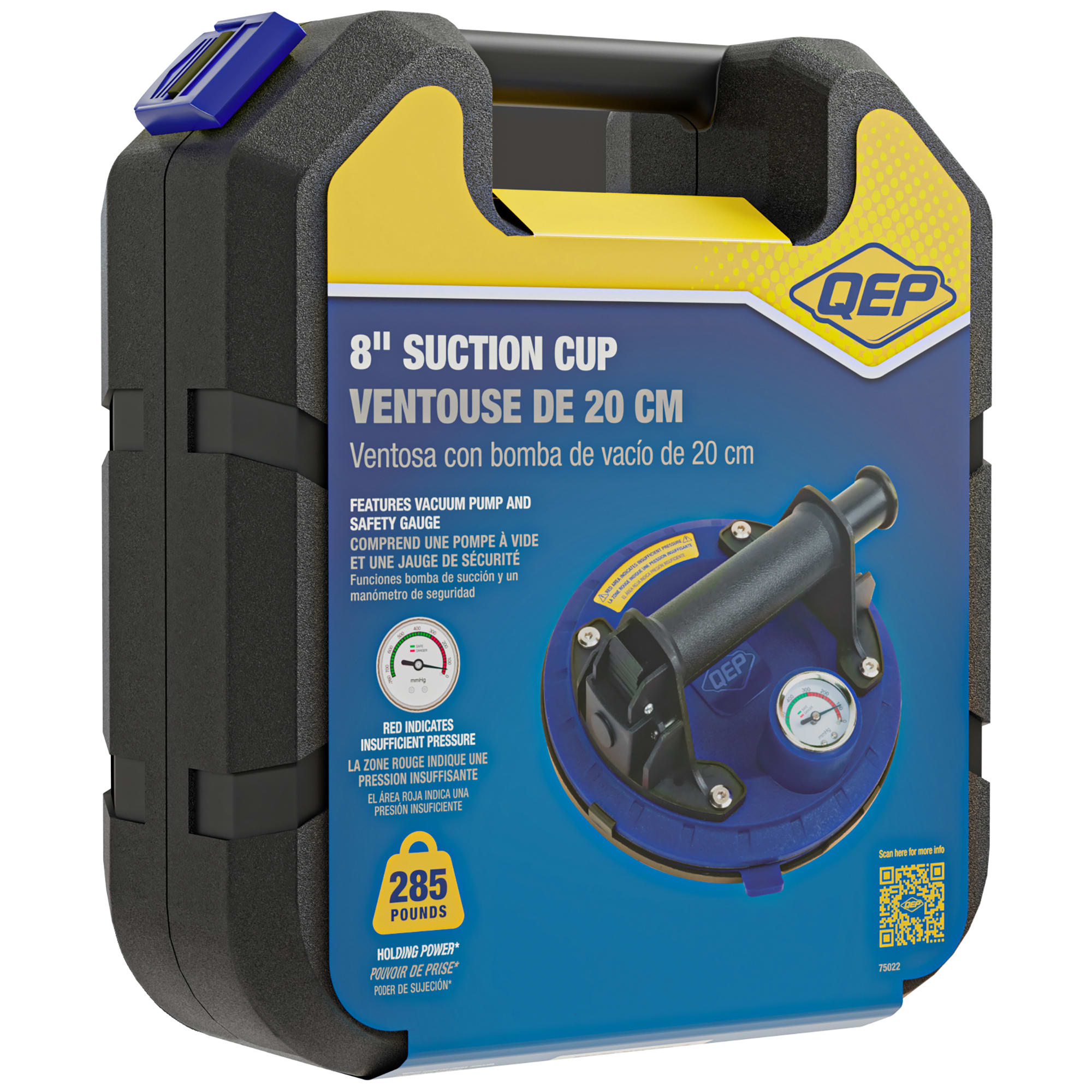 8" Pump Suction Cup with Safety Gauge%2C 285 lb. Lifting Capacity - 6