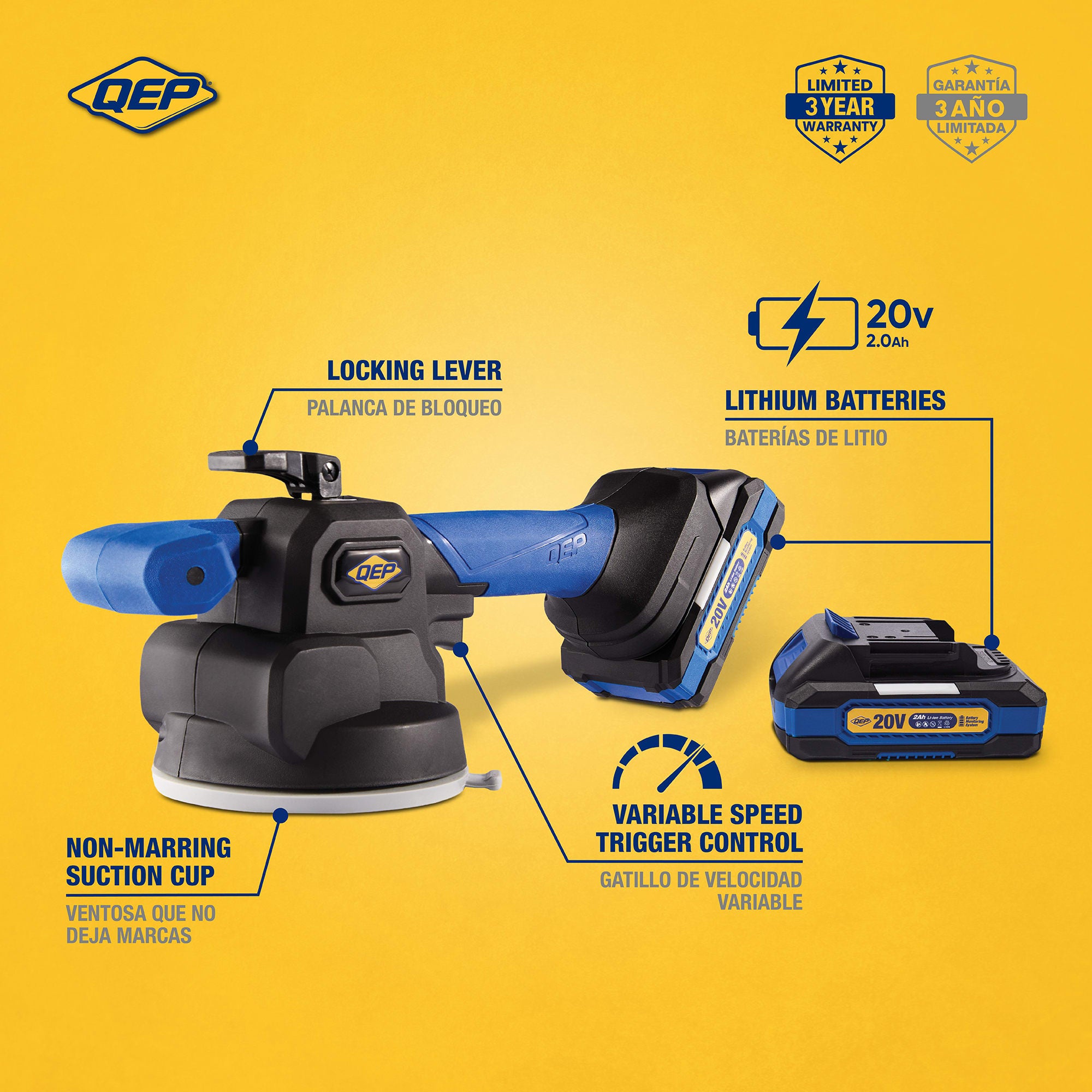 QEP GPTP Vibrating Suction Cup