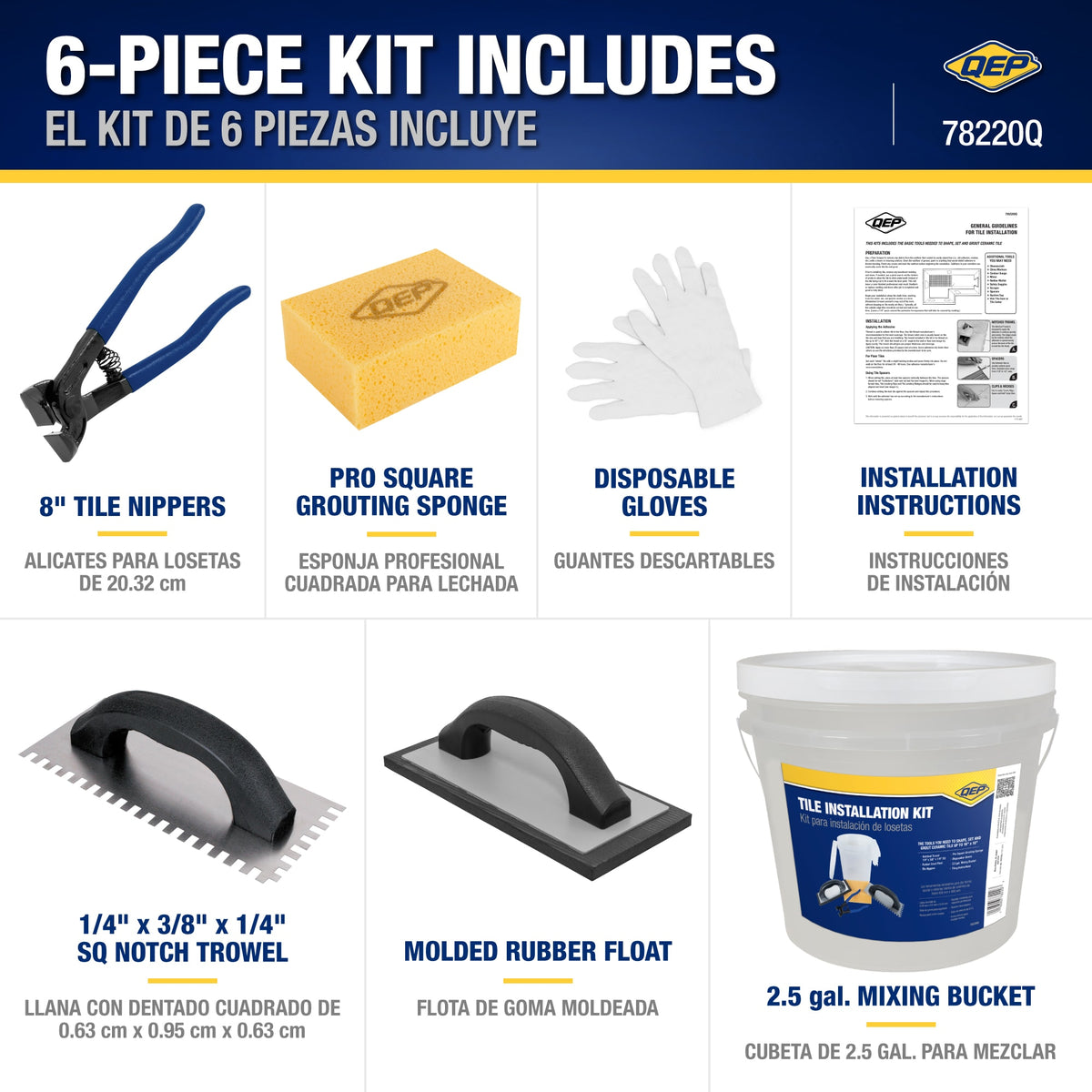 Tile Installation Tool Kit for Floors - 2