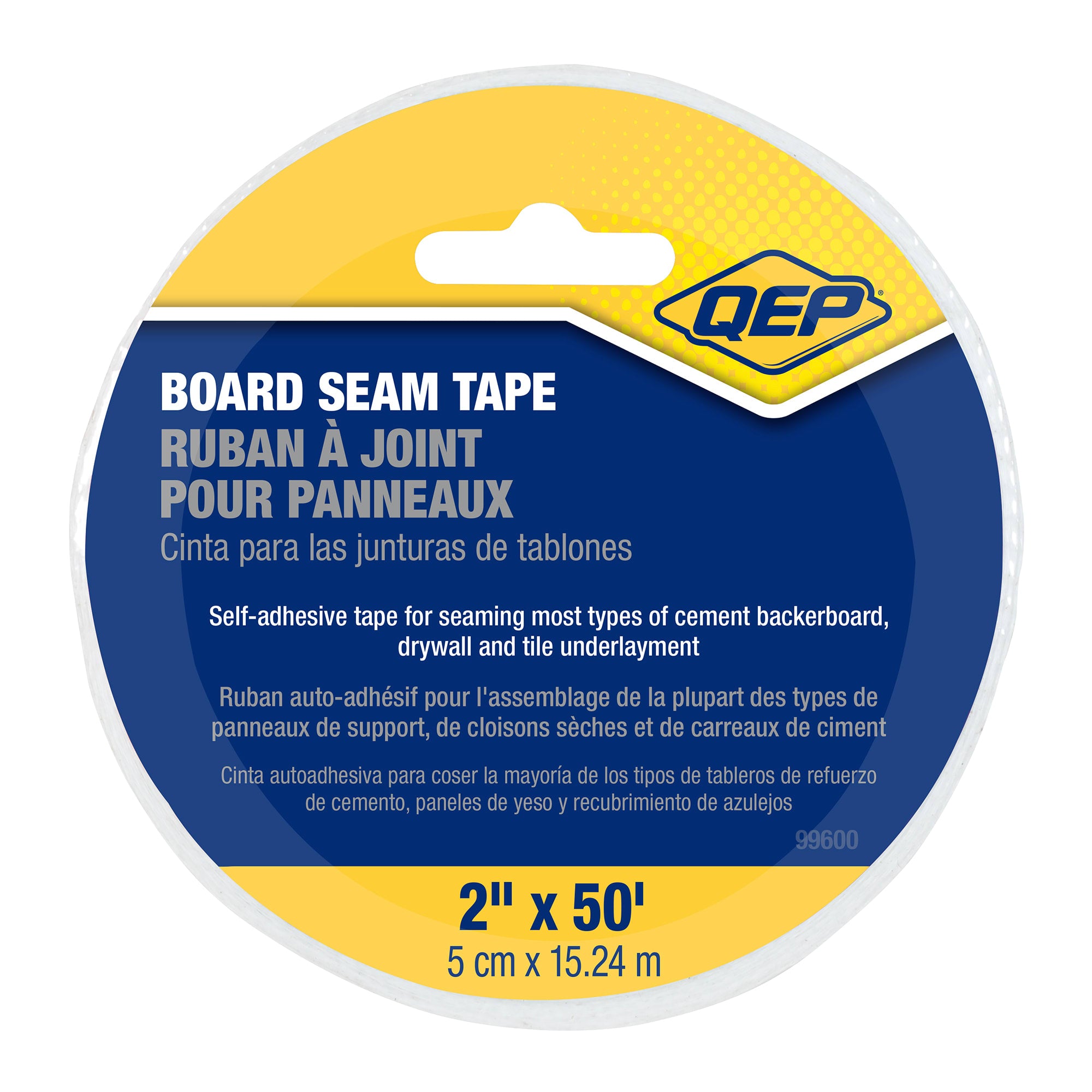 2" x 50 ft. Indoor Alkaline Resistant Backer Board Seam Tape Roll - 8