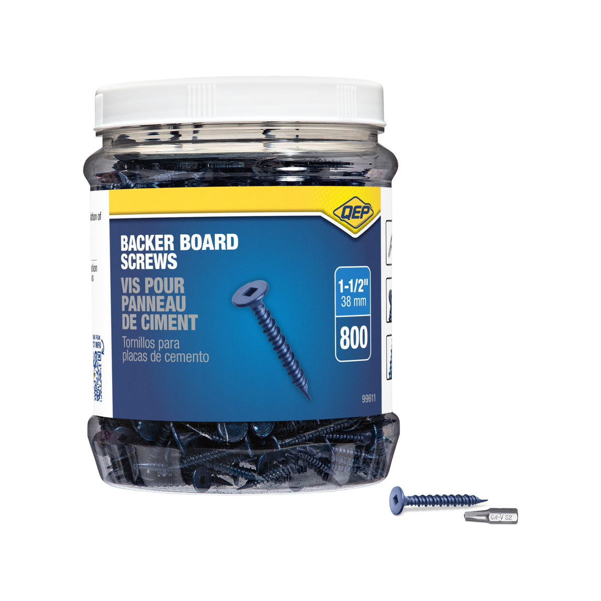 Backer Board Screws 1-1/2" (800 pack) - 7