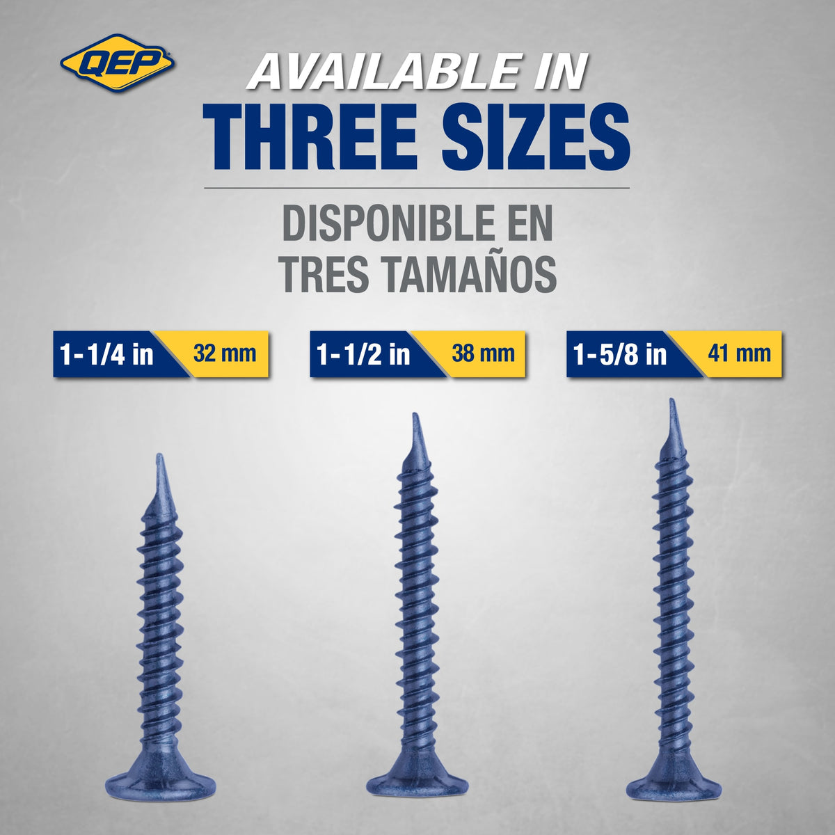 Backer Board Screws 1-1/2" (800 pack) - 8