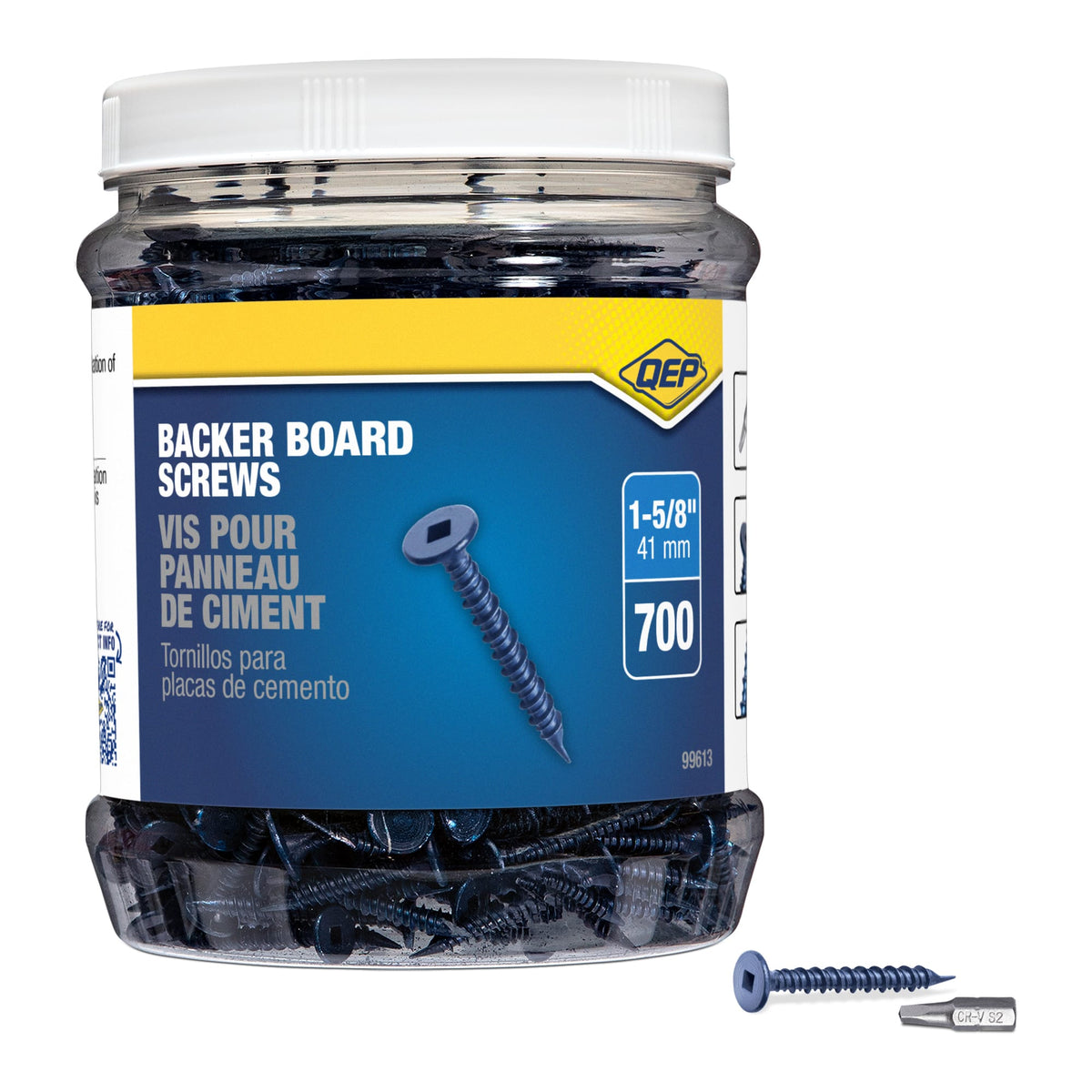 Backer Board Screws 1-5/8" (700 pack) - 7