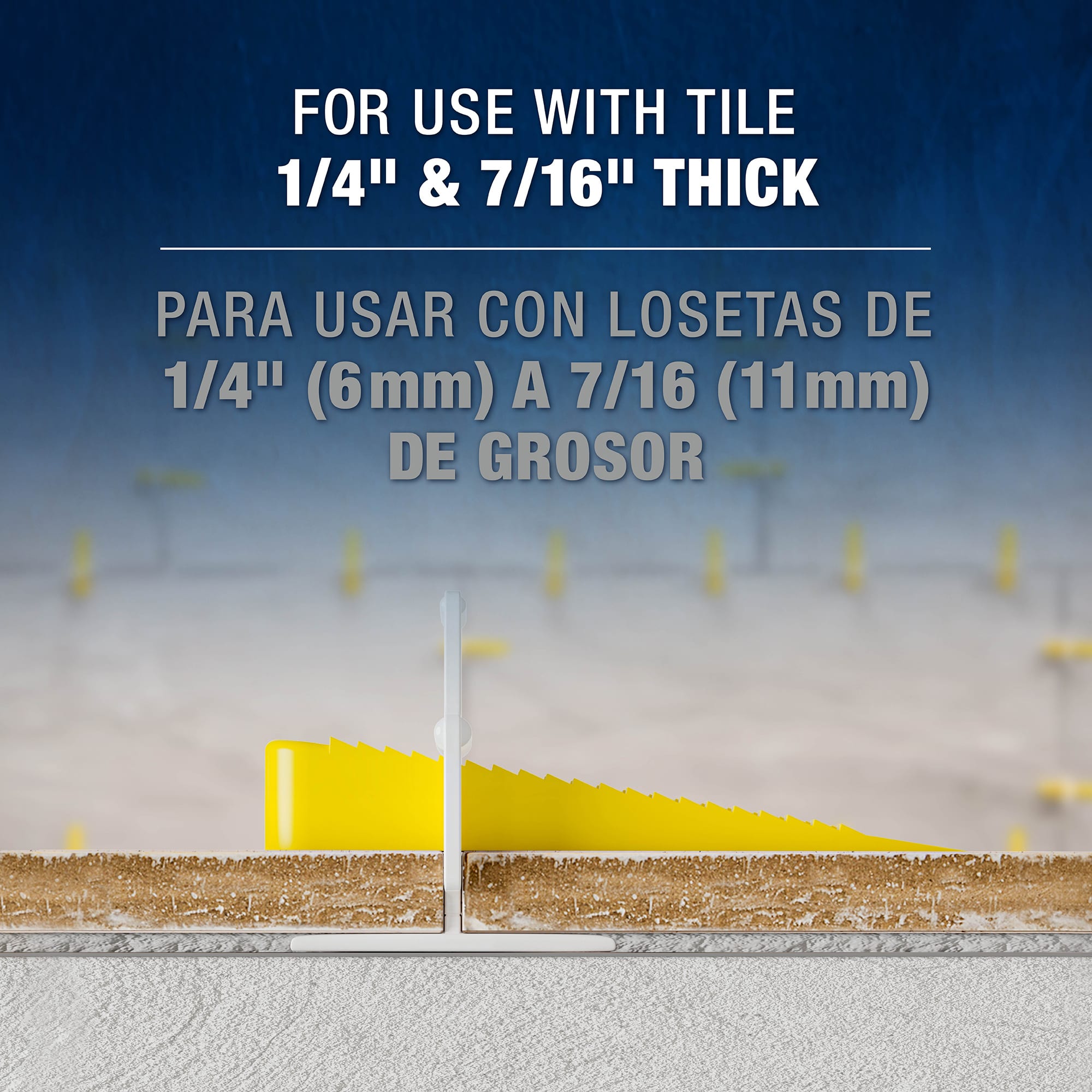 LASH Tile Leveling System Clips for 1/16" Grout (300 pack) - 3