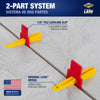 LASH Tile Leveling System Clips for 1/8" Grout (100-pack) - 4