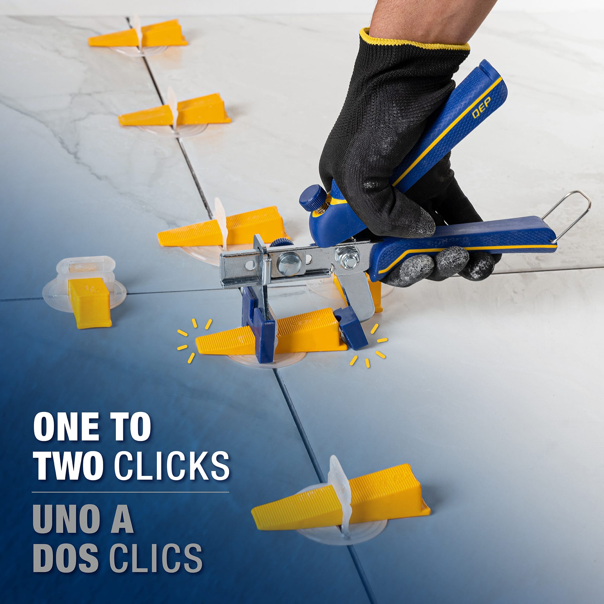 LASH XL Tile Leveling System Clips for 1/32" Grout (300 pack) - 5