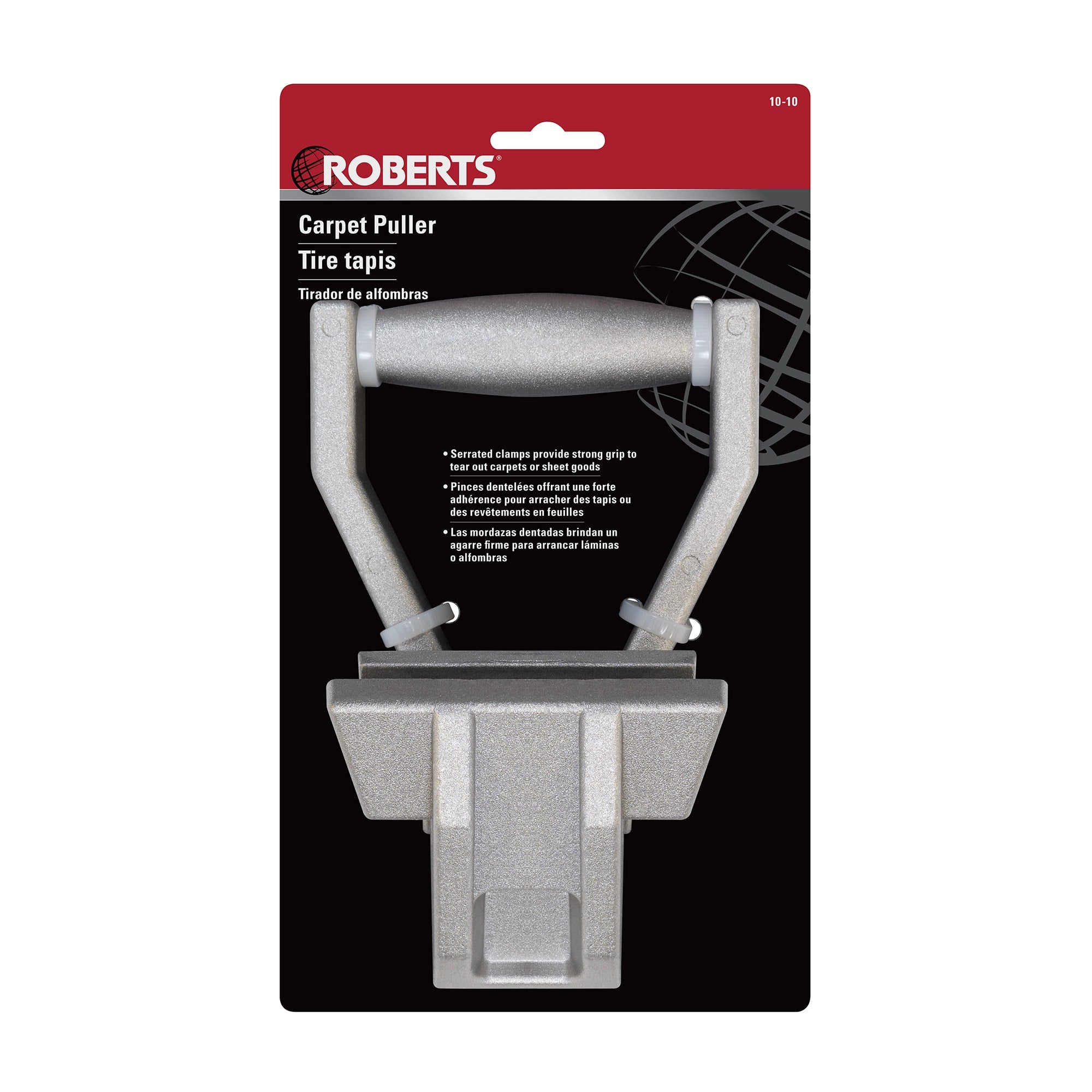 Carpet Puller with Serrated Clamps for Maximum Pulling Power - 7