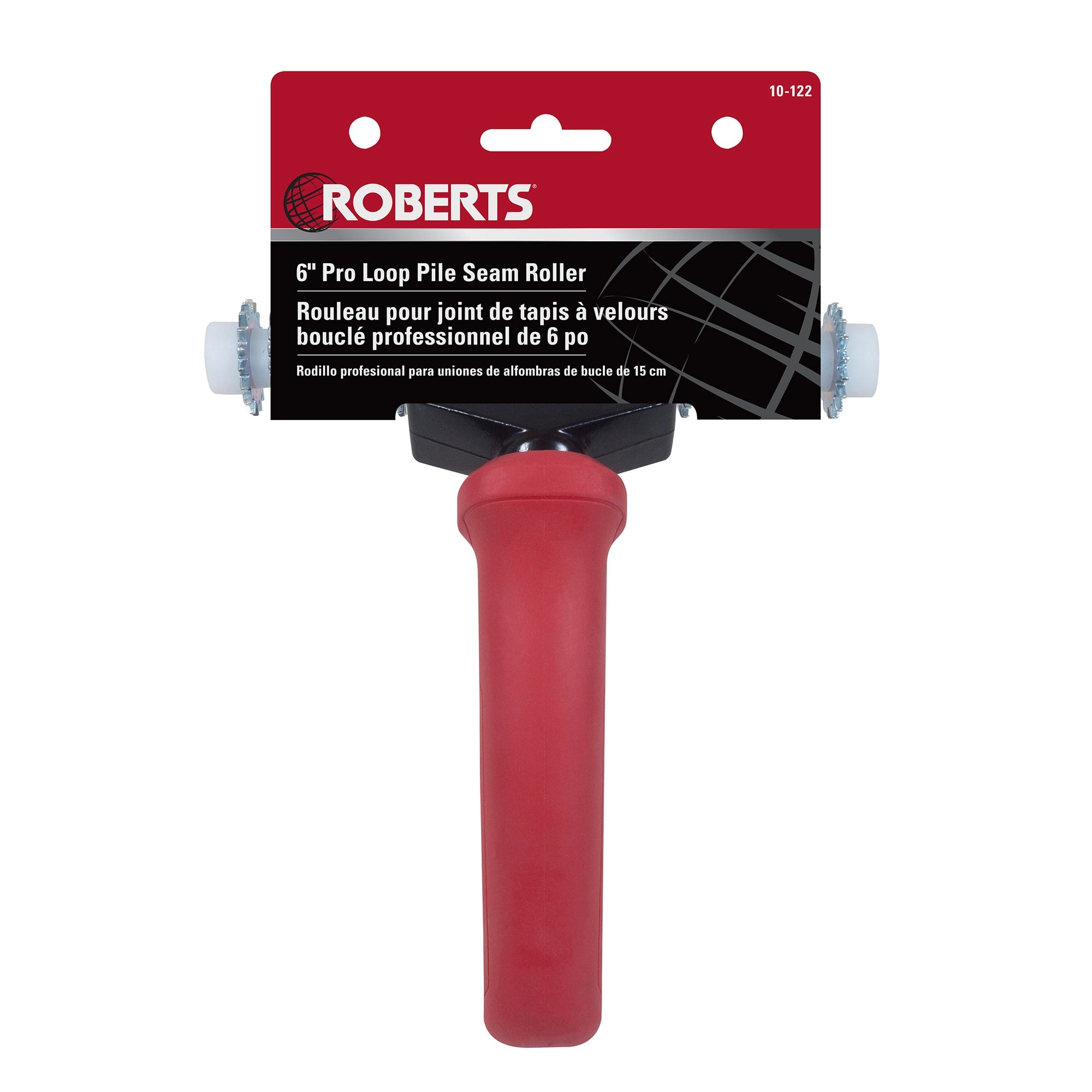 6" Pro Loop Pile Carpet Seam Roller - 8