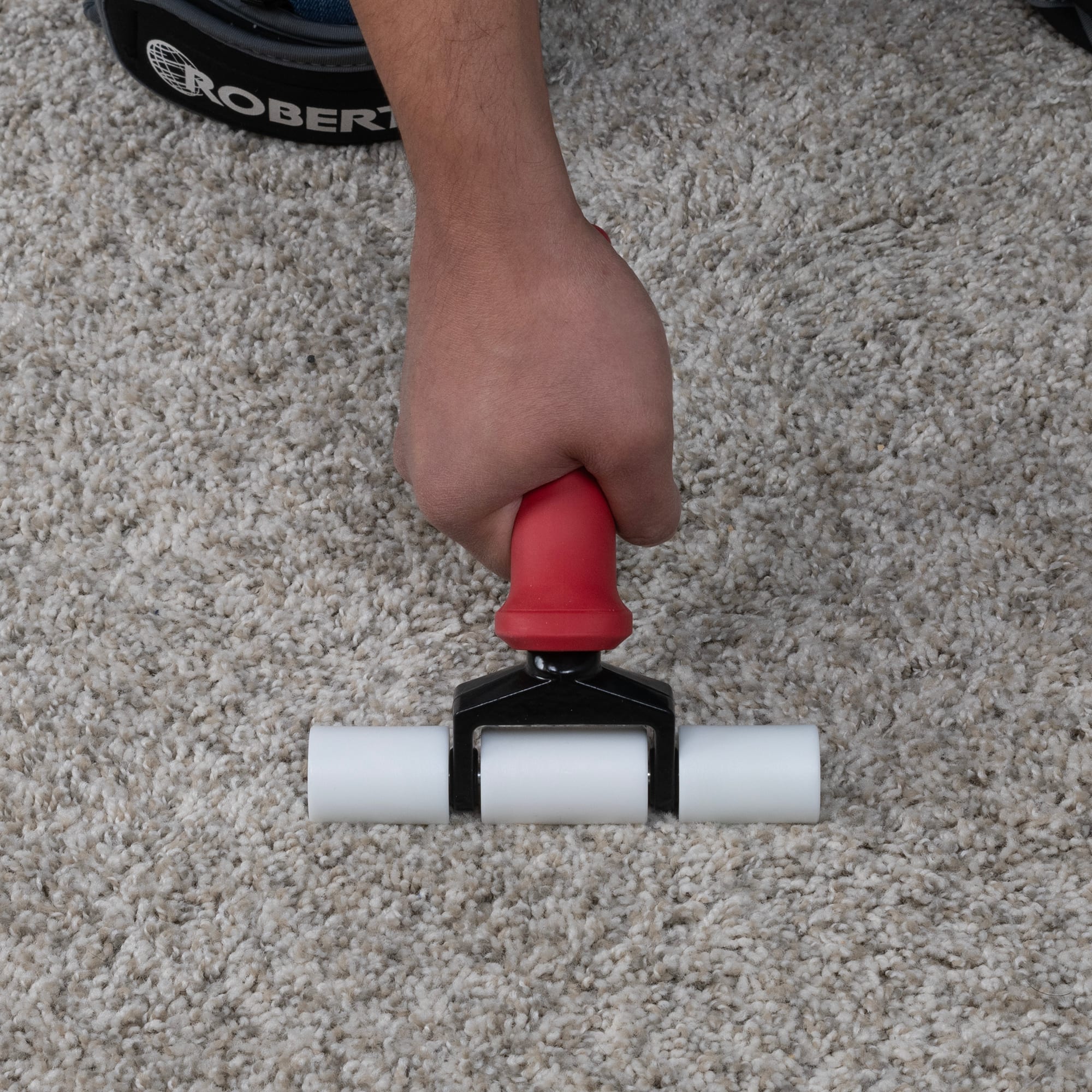 6" Pro Cut Pile Carpet Seam Roller - 3