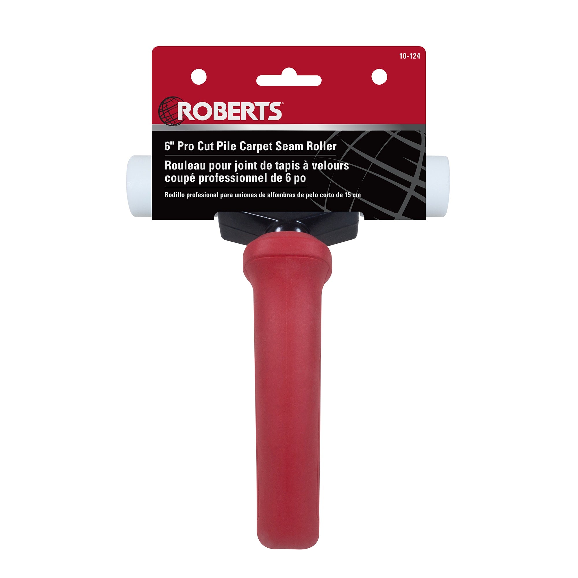 6" Pro Cut Pile Carpet Seam Roller - 8