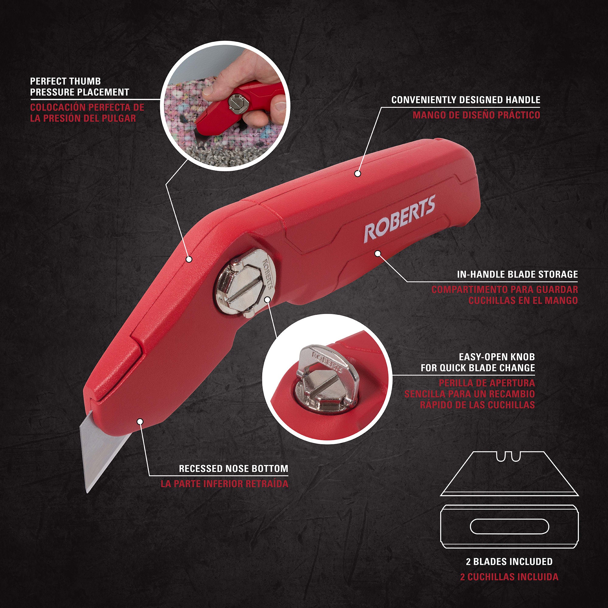 3-in-1 Carpet%2C Vinyl and Utility Knife - 2
