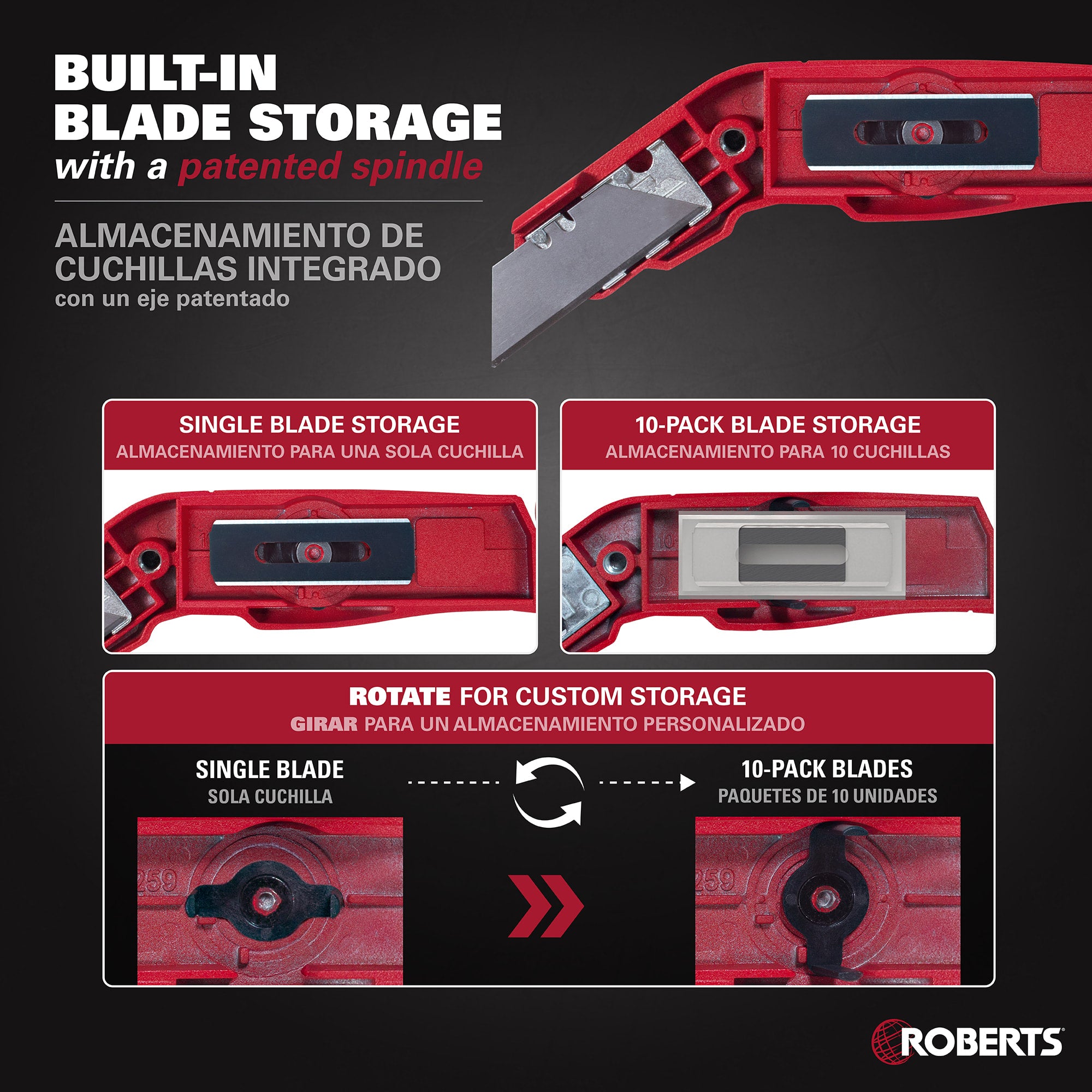 Pro Dual-Depth Carpet Knife - 6