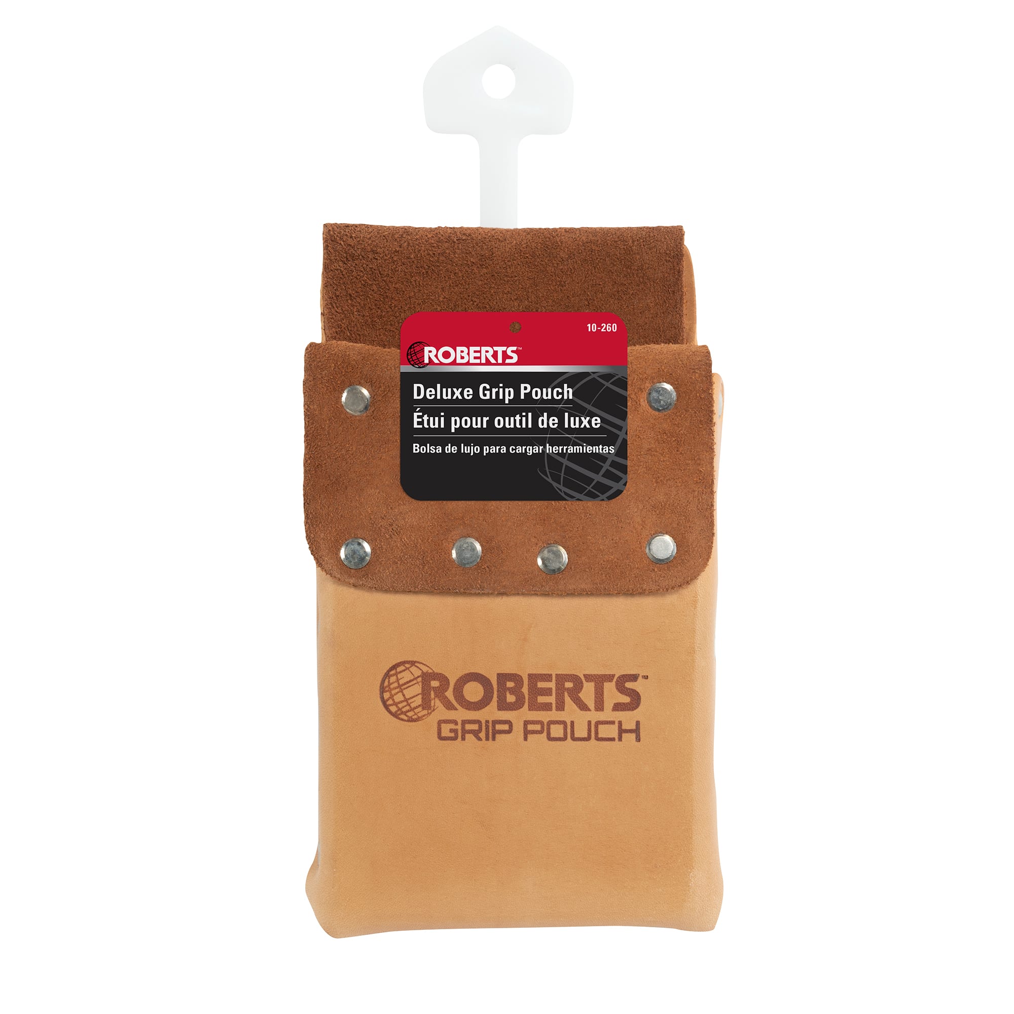 Deluxe Leather Grip Carpet Knife and Tool Pouch - 8