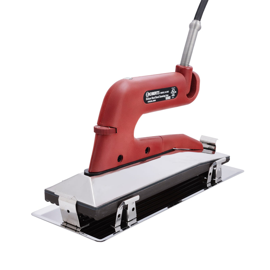 Deluxe Heat Bond Carpet Iron with Non-Stick%2C Grooved Base - 1