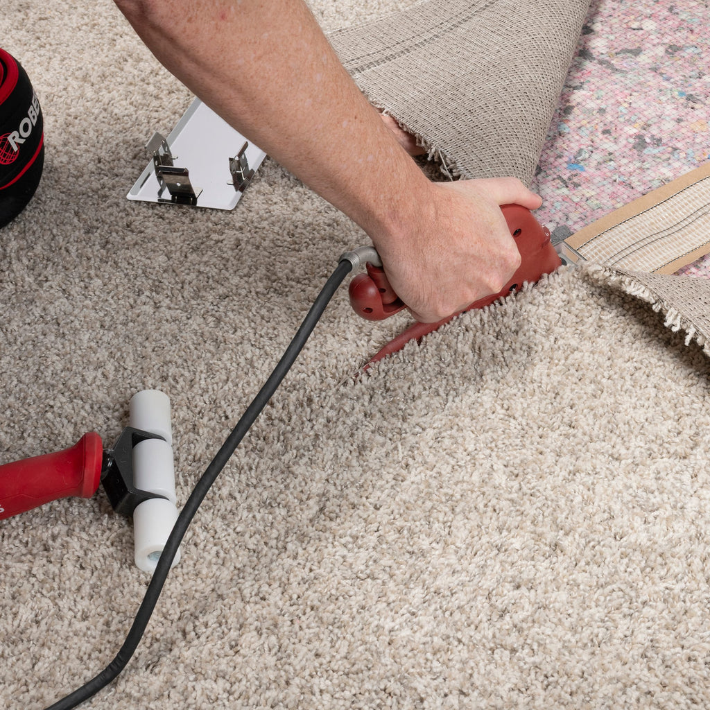 Deluxe Heat Bond Carpet Iron with Non-Stick%2C Grooved Base - 2