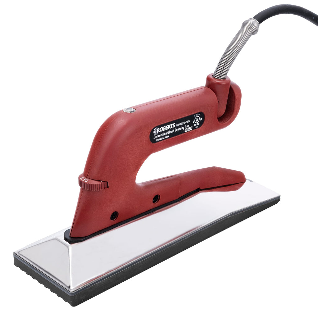 Deluxe Heat Bond Carpet Iron with Non-Stick%2C Grooved Base - 5