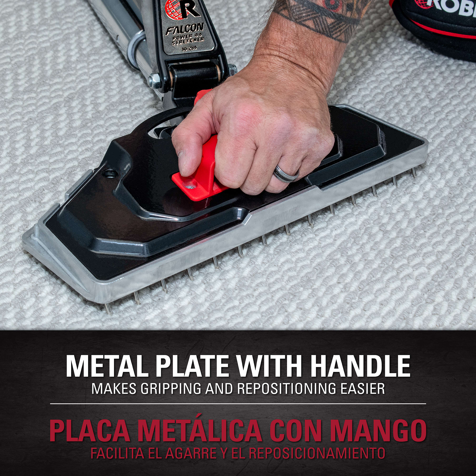 FALCON Power 44 Carpet Stretcher Standard Kit - Extends to 23.5' - 5