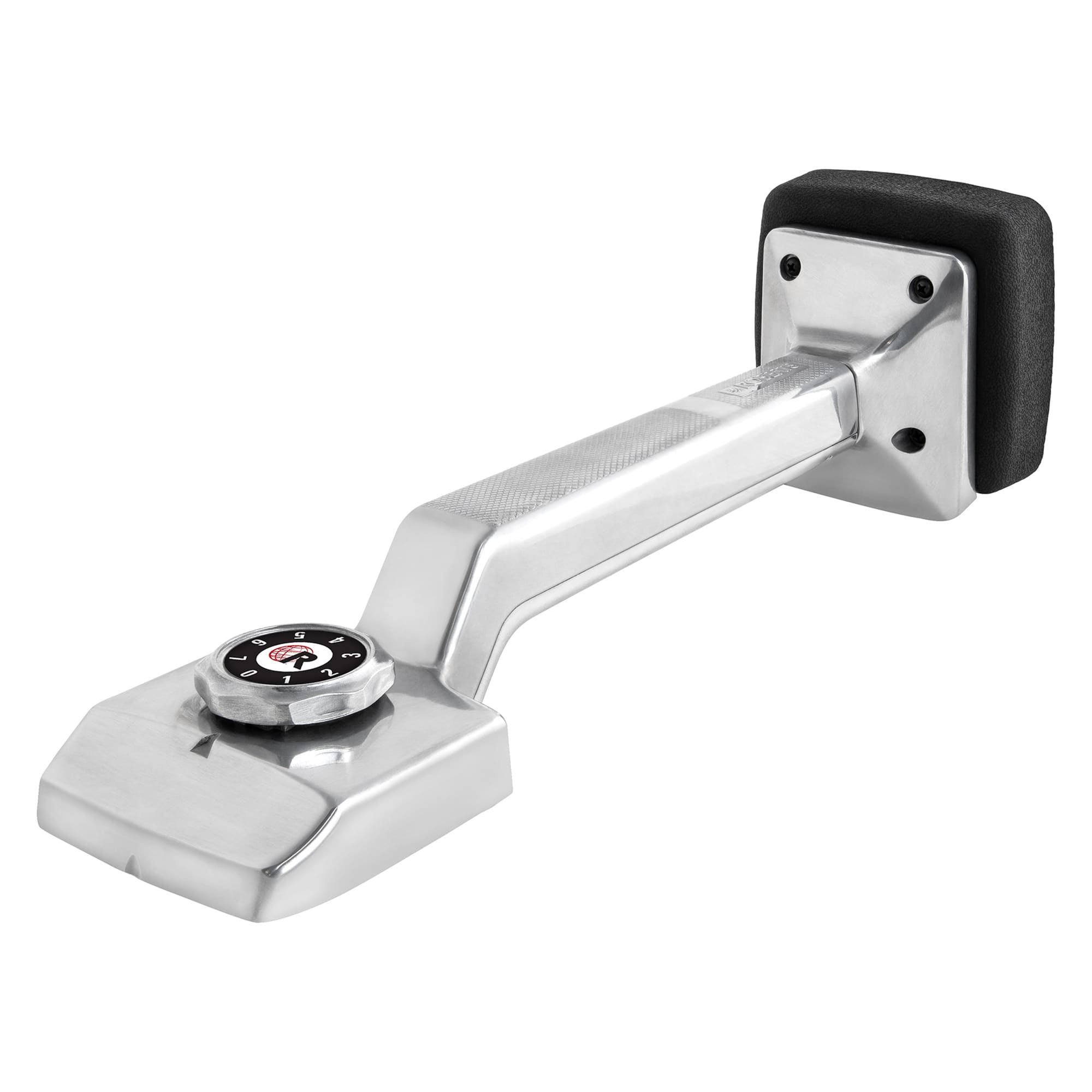 Deluxe Knee Kicker - Adjustable Length 17" to 21" - Silver - 1