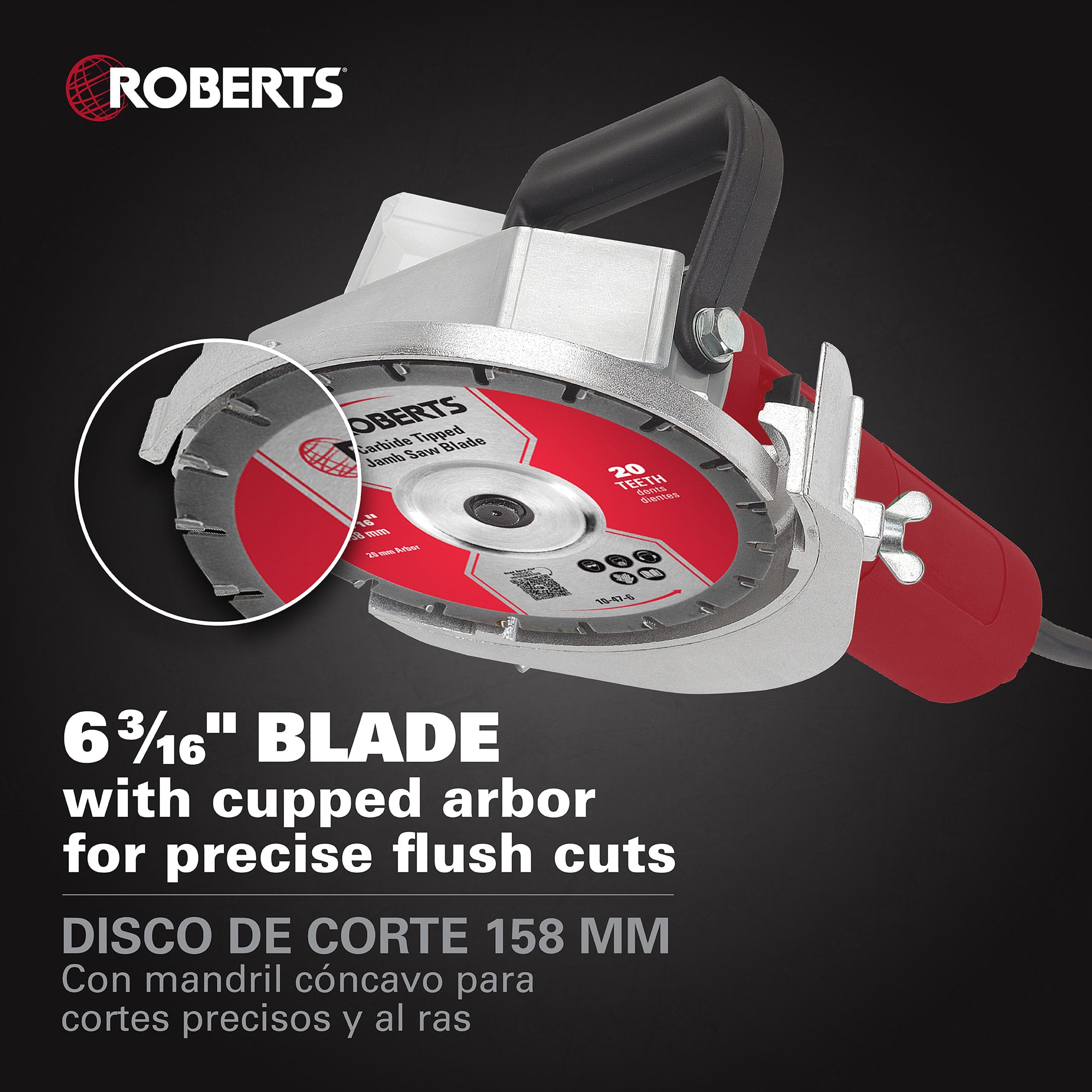 Super Six 6" Jamb Saw with Carrying Case - 4
