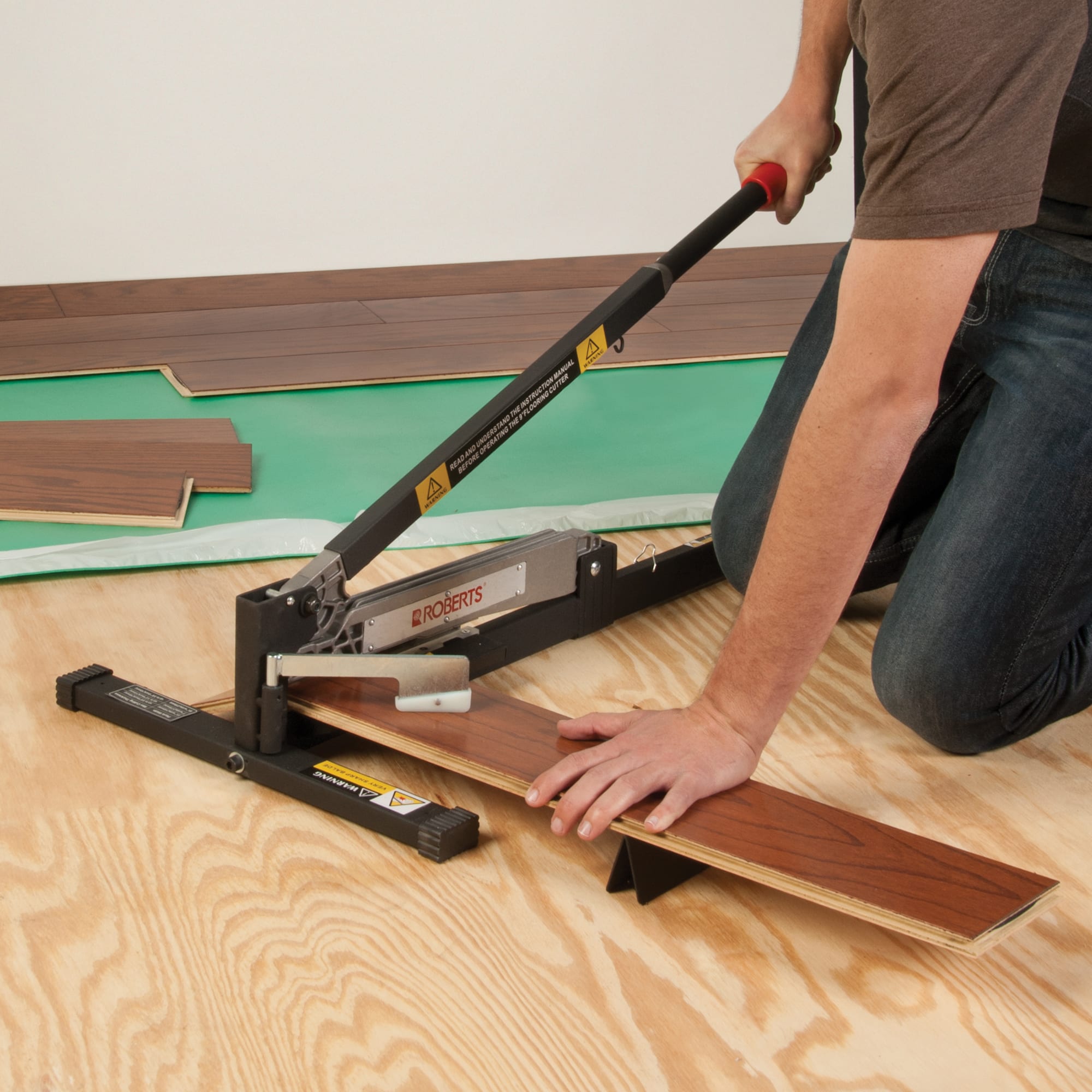9" Flooring Cutter with 45 Degree Miter Guide - 2