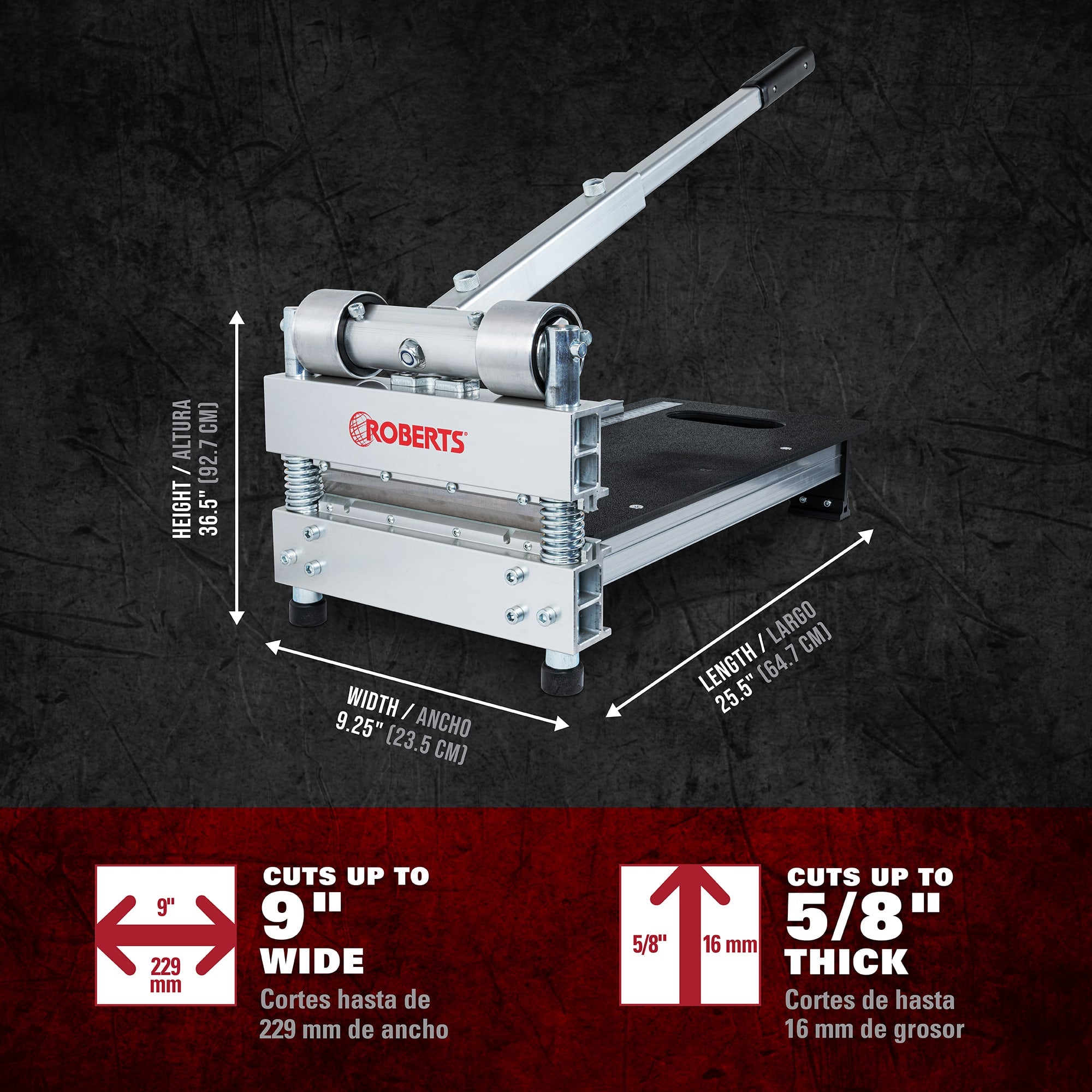 9" PrecisionCuts Pro Multi-Floor Cutter - 4