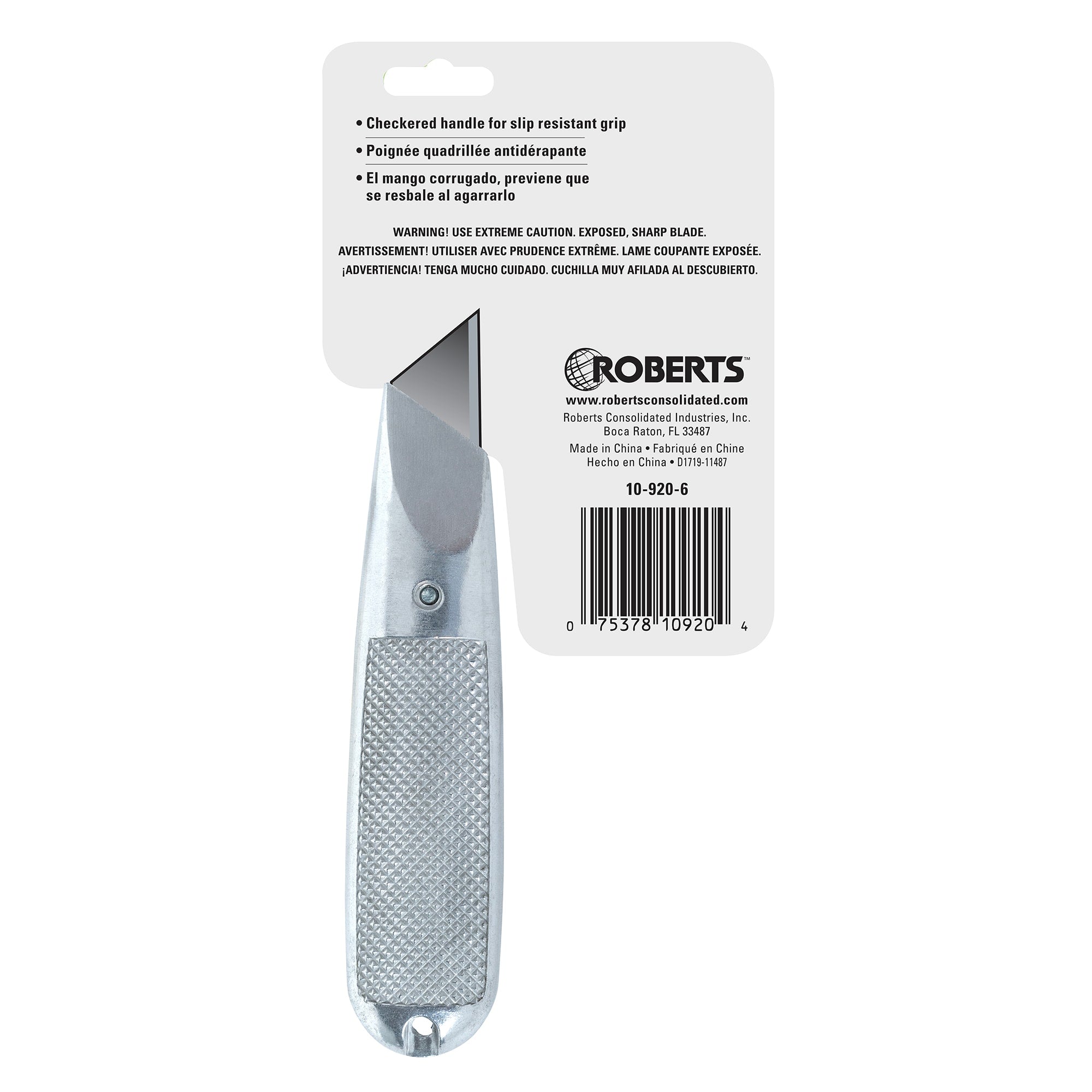Professional Fixed Blade Utility Knife for Heavy-duty Cutting - 8